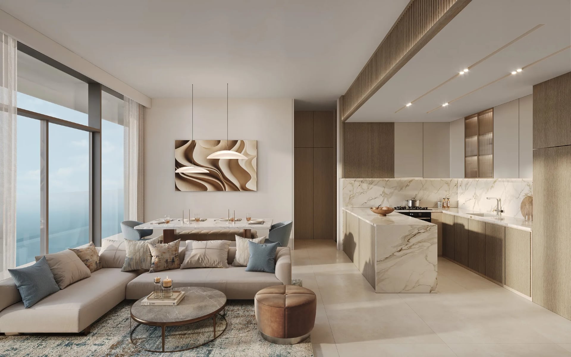 Hilton Residences by Prestige One, image 7 of 18. Render supplied by developer.