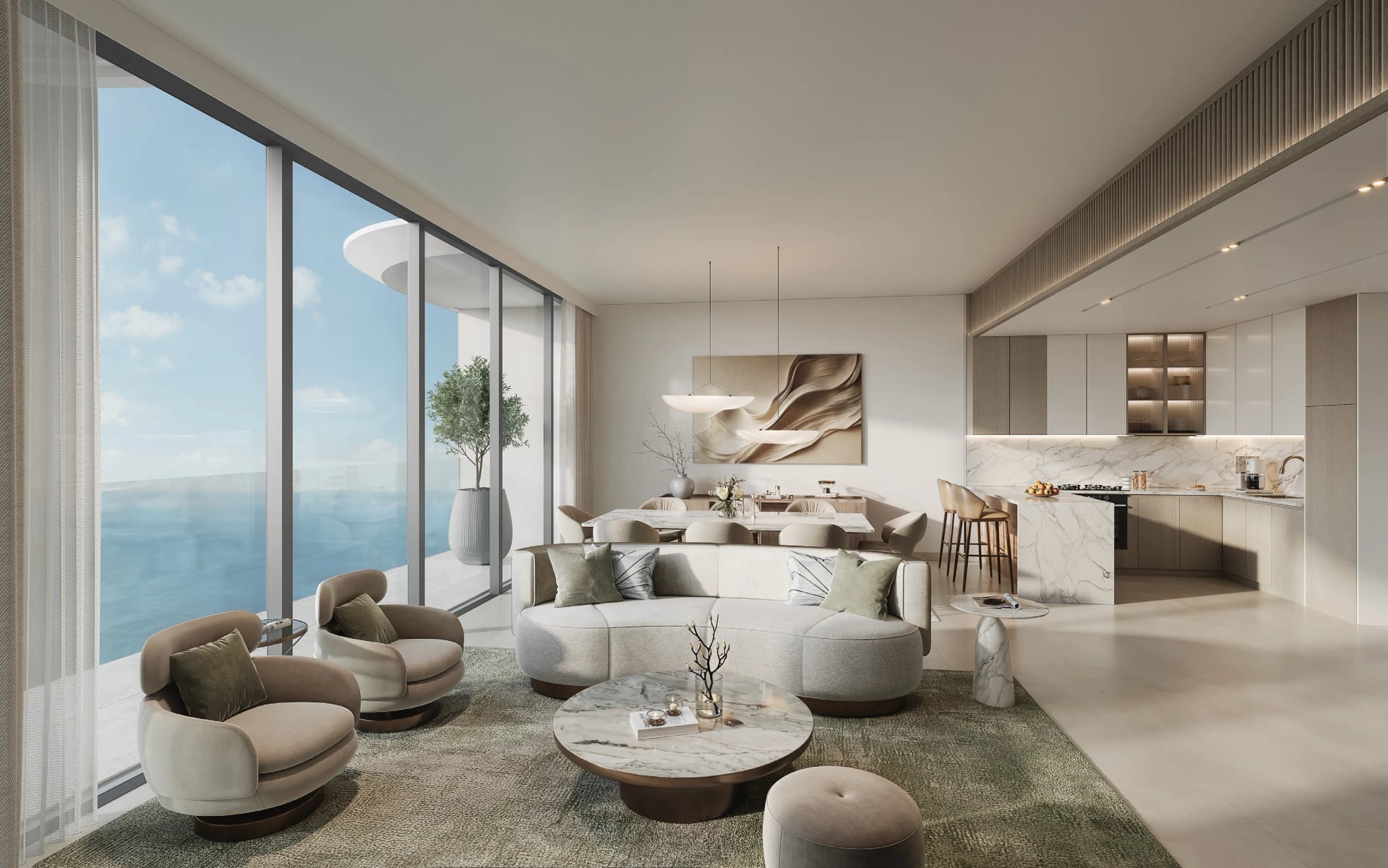 Hilton Residences by Prestige One, image 9 of 18. Render supplied by developer.