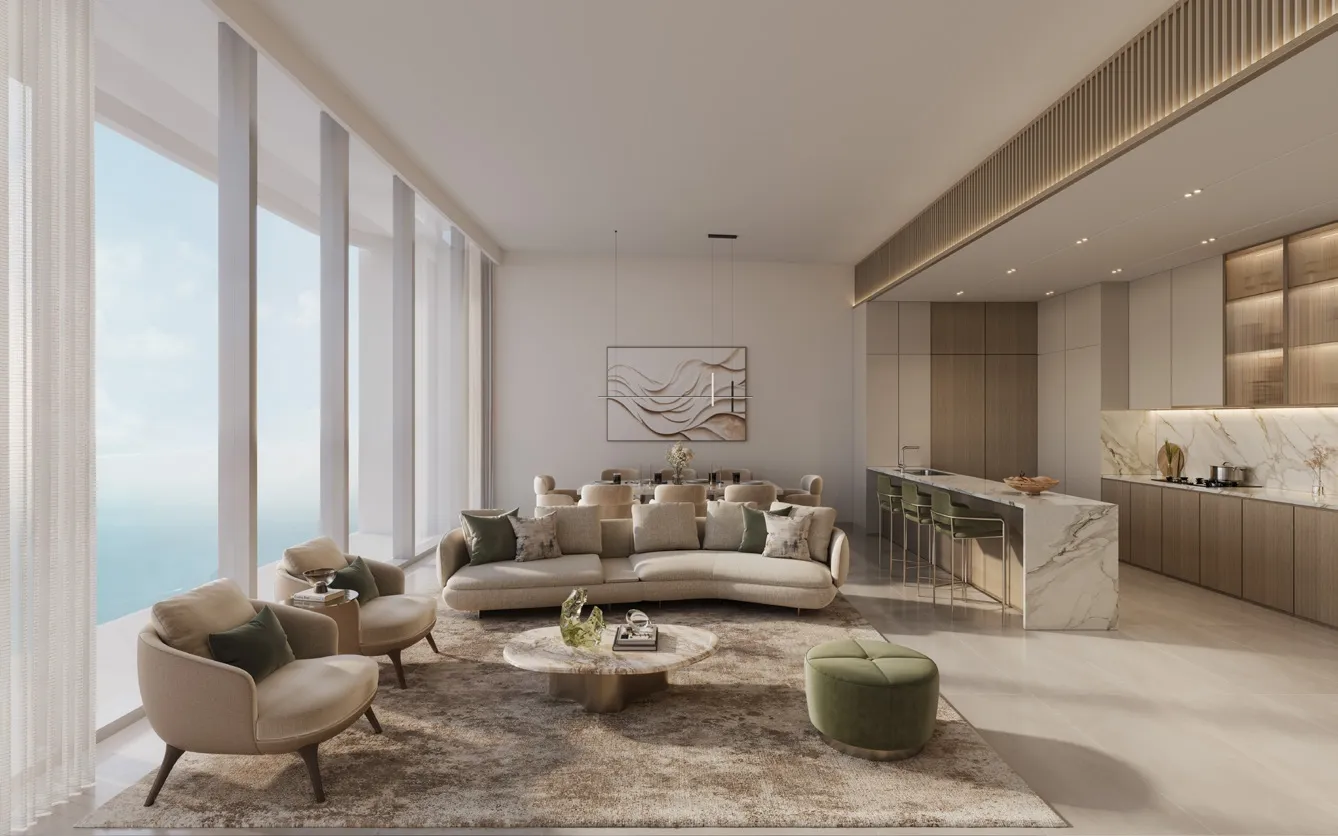 Hilton Residences by Prestige One, image 10 of 18. Render supplied by developer.