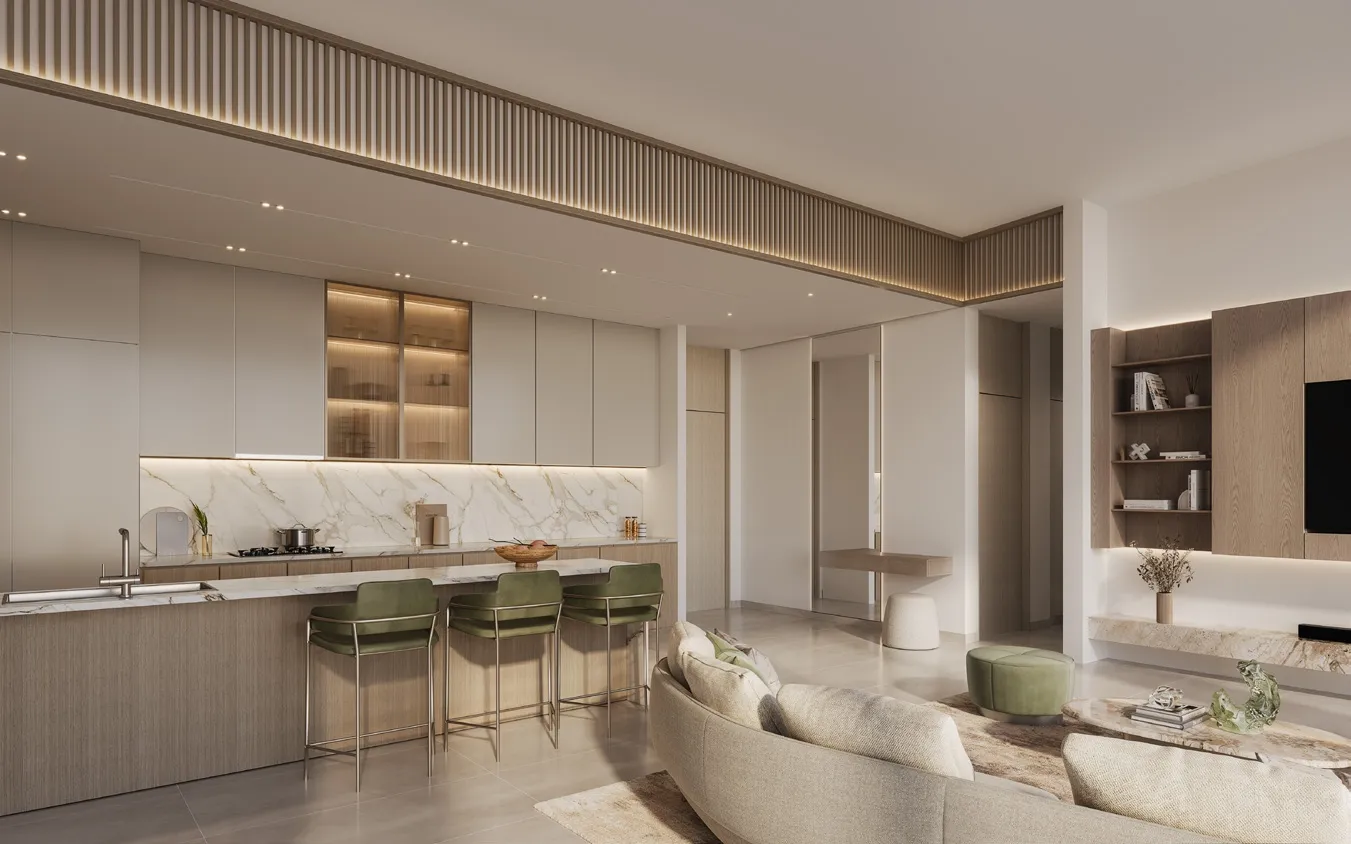 Hilton Residences by Prestige One, image 11 of 18. Render supplied by developer.