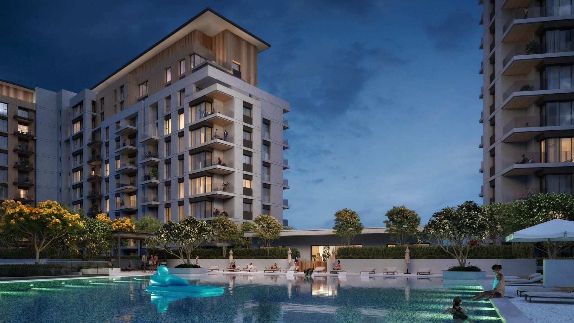 Topaz Residences by Eagle Hills, image 2 of 13. Render supplied by developer.
