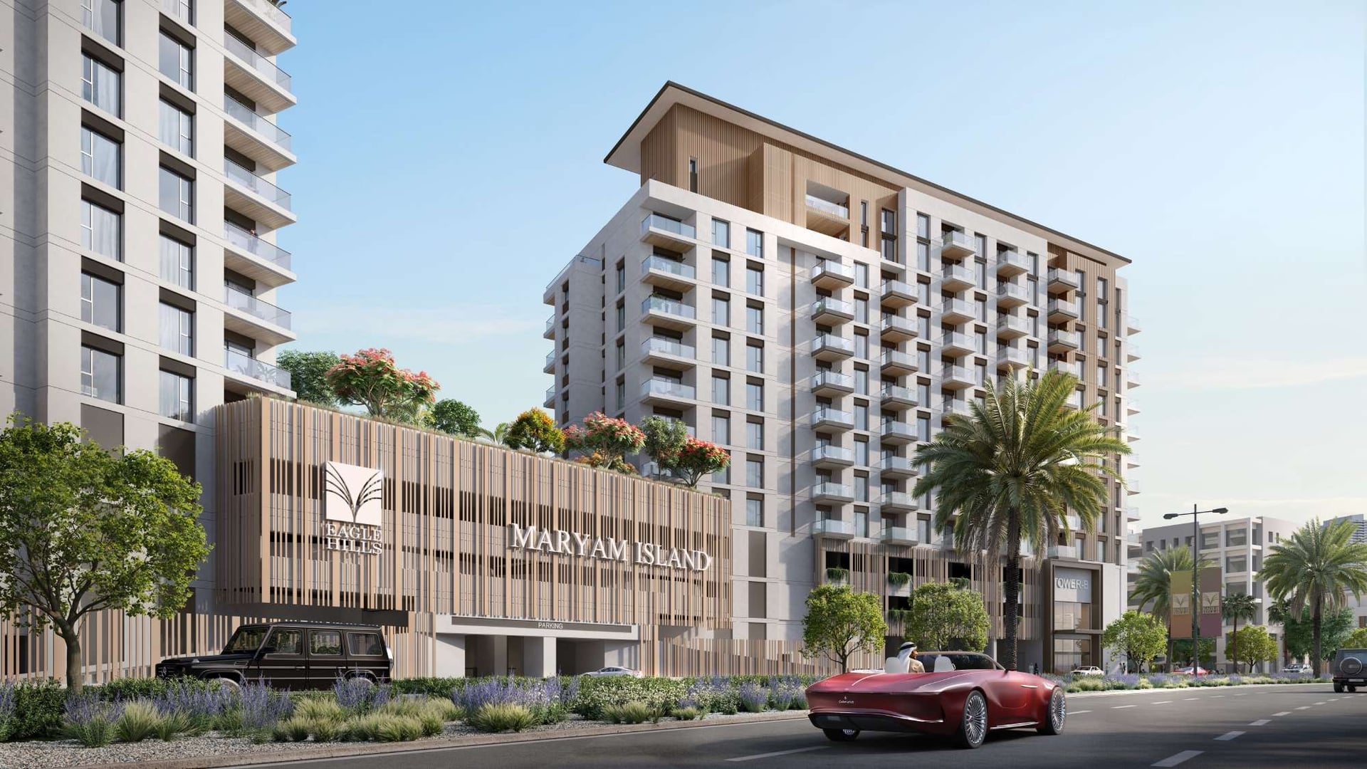 Topaz Residences by Eagle Hills, image 3 of 13. Render supplied by developer.