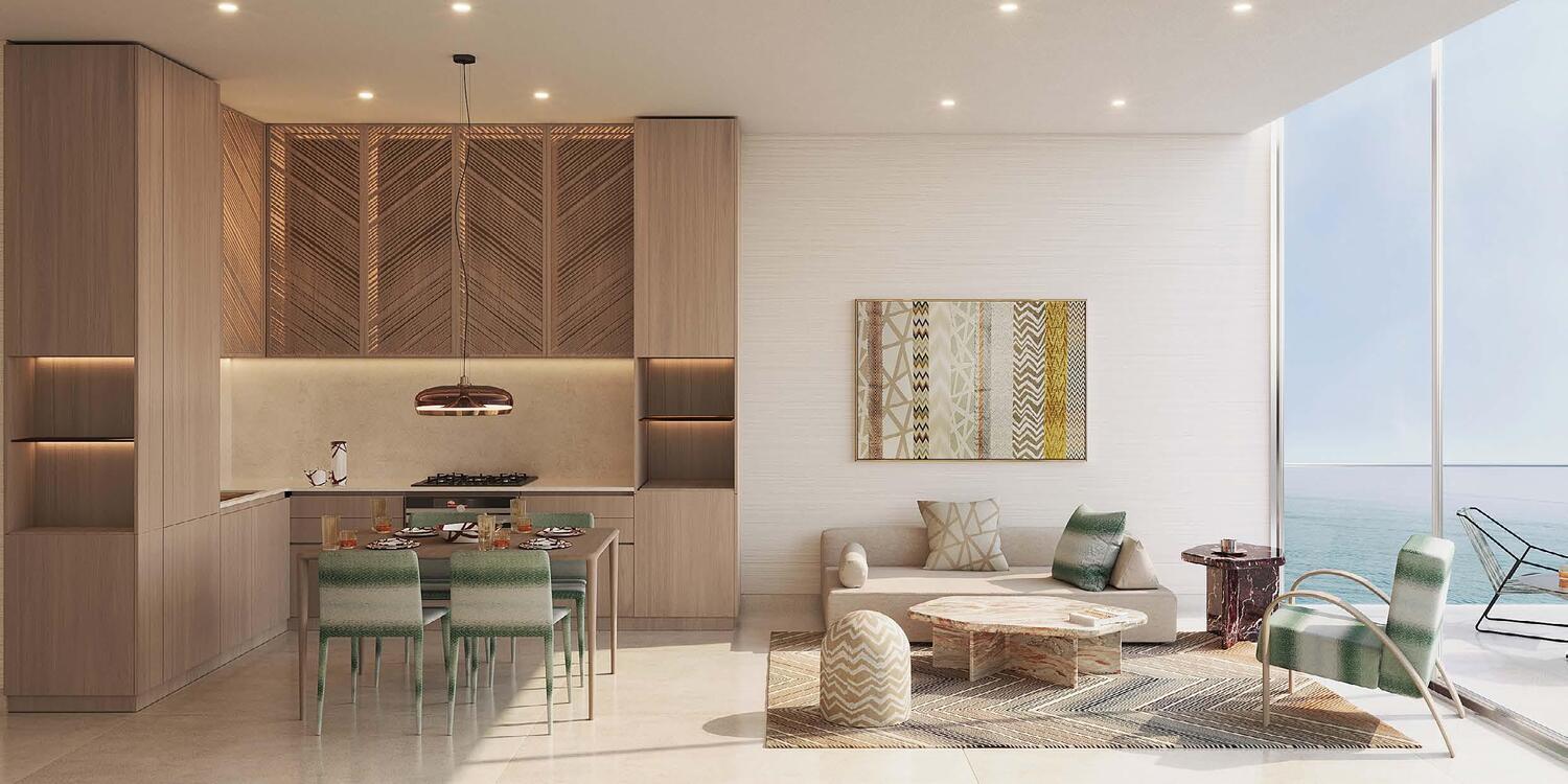 Octa Isle Interiors by Missoni, image 3 of 7. Render supplied by developer.