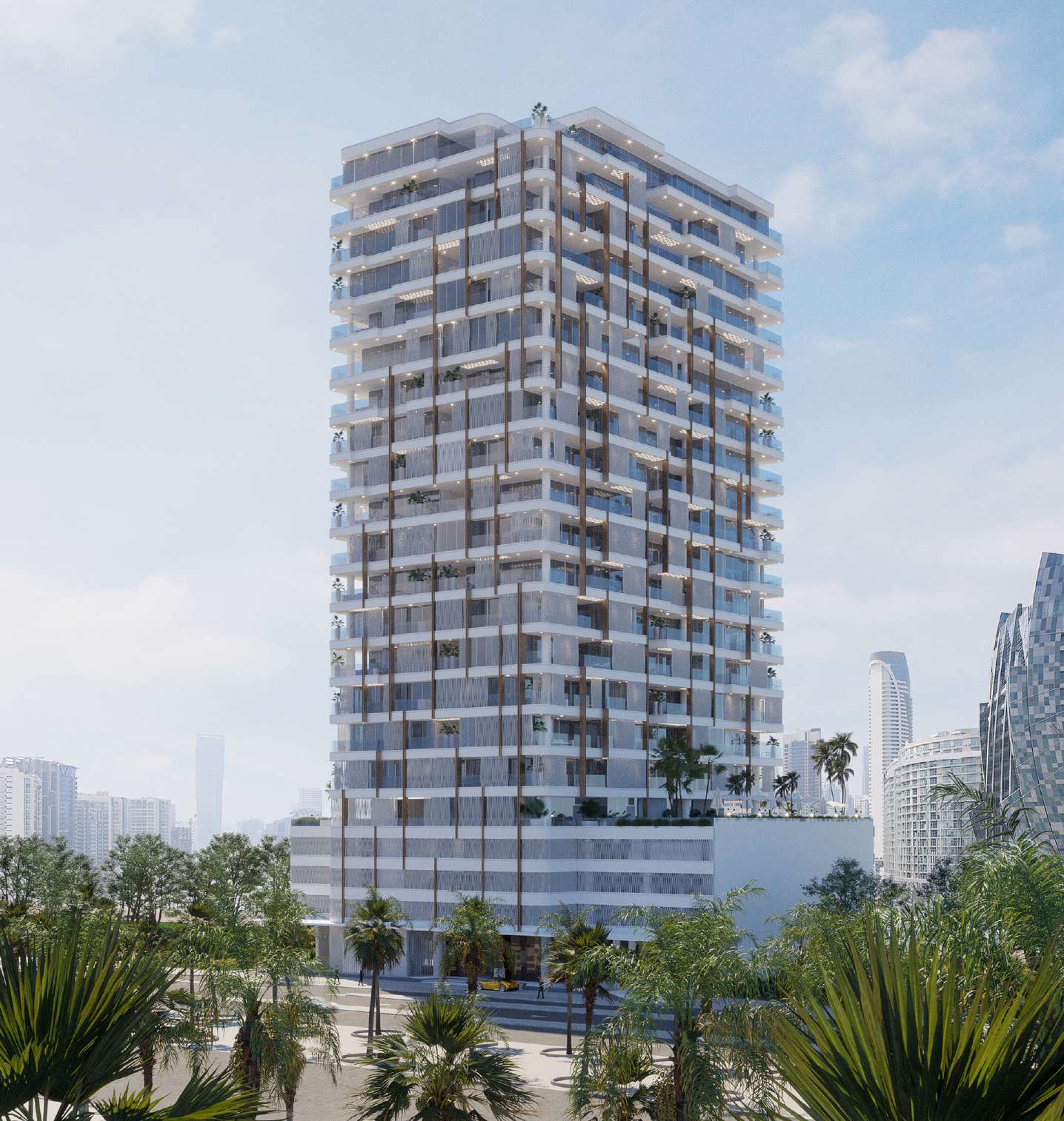 The Ritz-Carlton Residences by Al Hamra Real Estate Developer, image 2 of 22. Render supplied by developer.