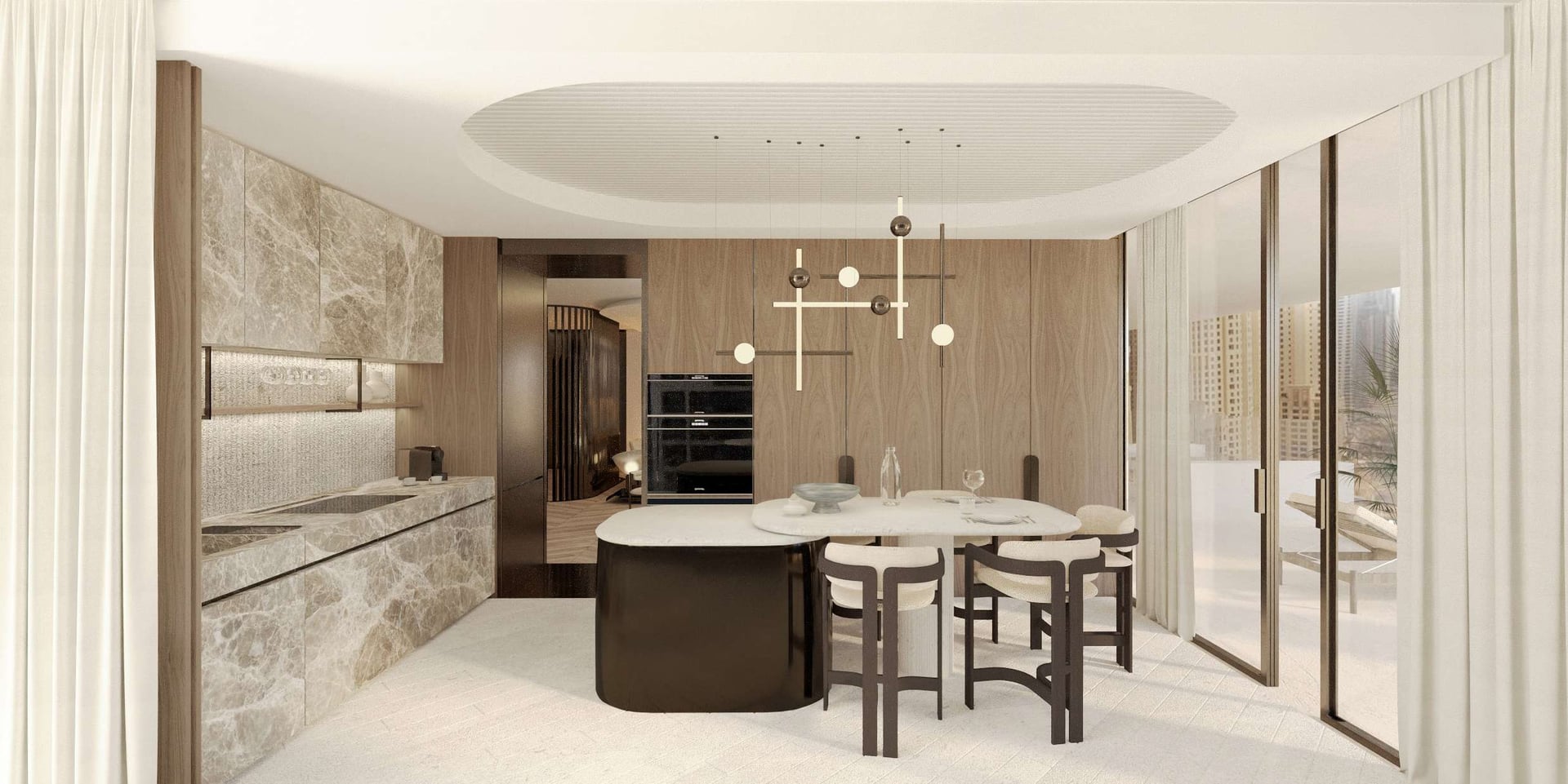 The Ritz-Carlton Residences by Al Hamra Real Estate Developer, image 8 of 22. Render supplied by developer.