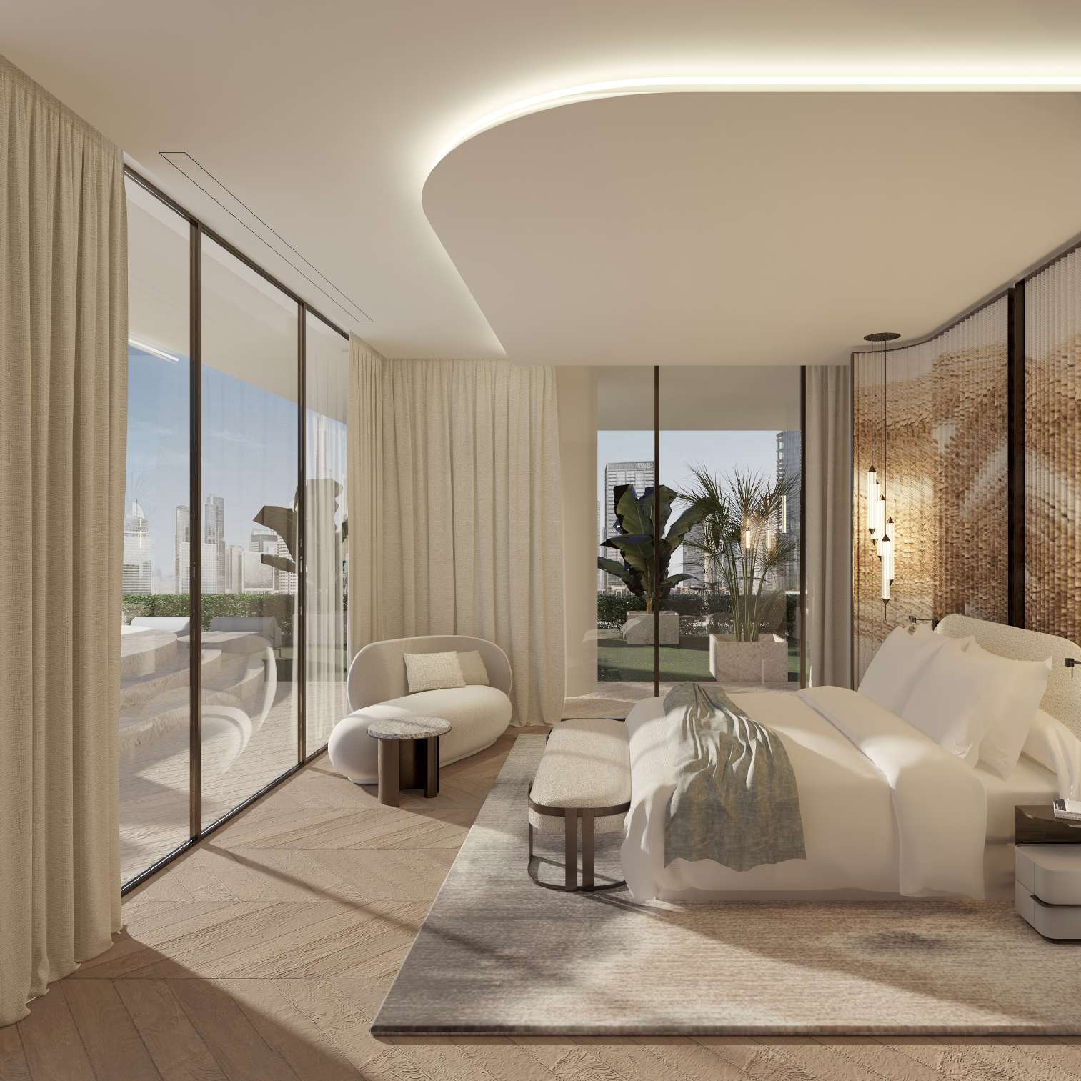 The Ritz-Carlton Residences by Al Hamra Real Estate Developer, image 13 of 22. Render supplied by developer.