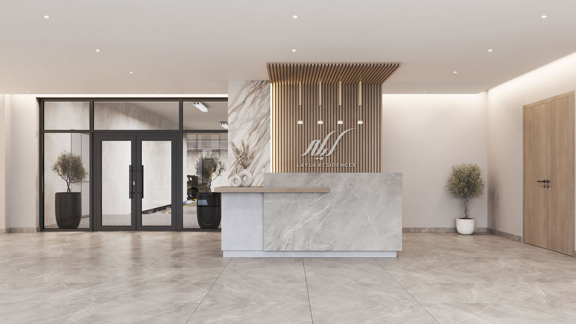 Layla Residences by Eagle Hills, image 8 of 8. Render supplied by developer.