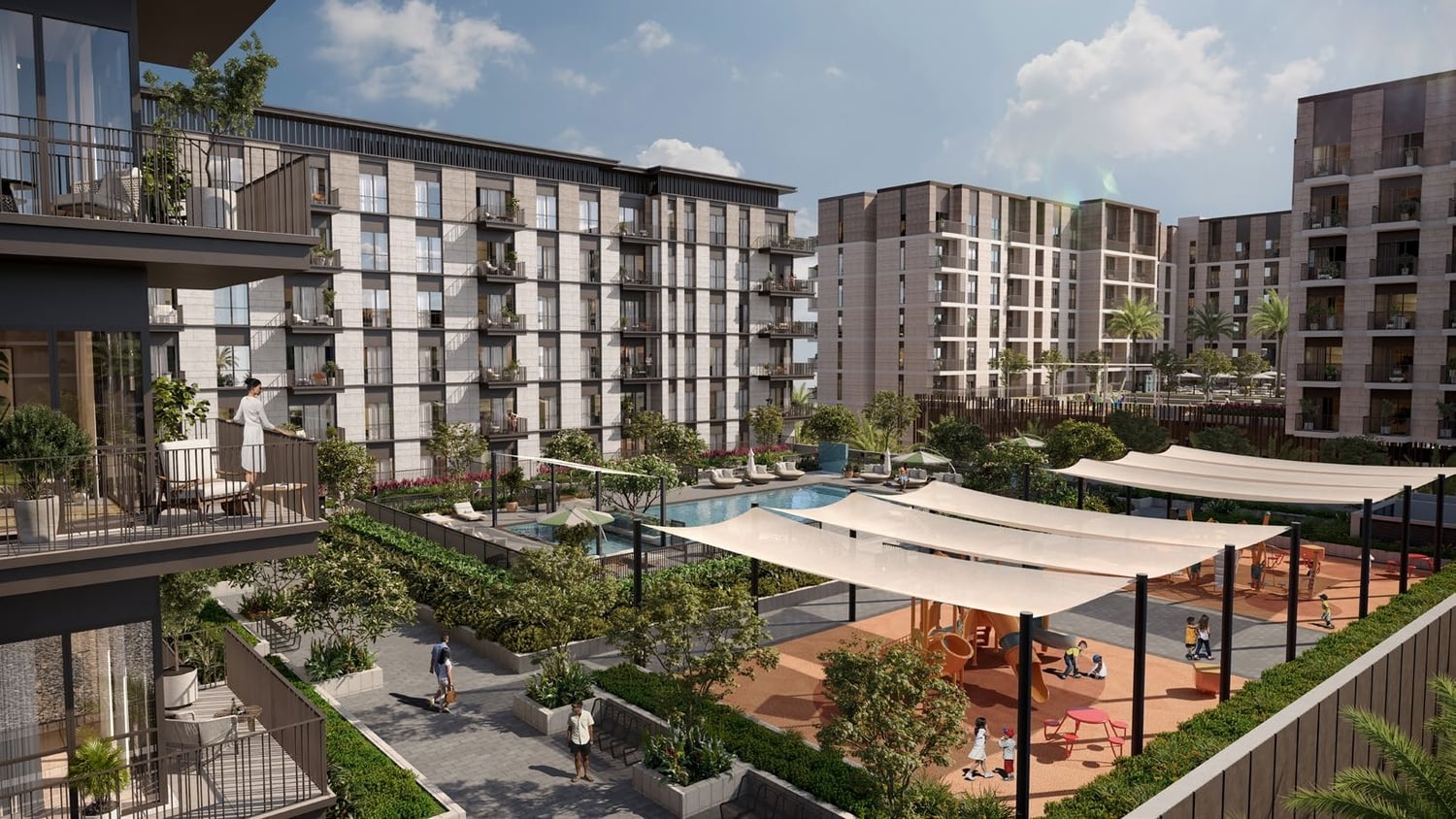 Layla Residences by Eagle Hills, image 1 of 8. Render supplied by developer.