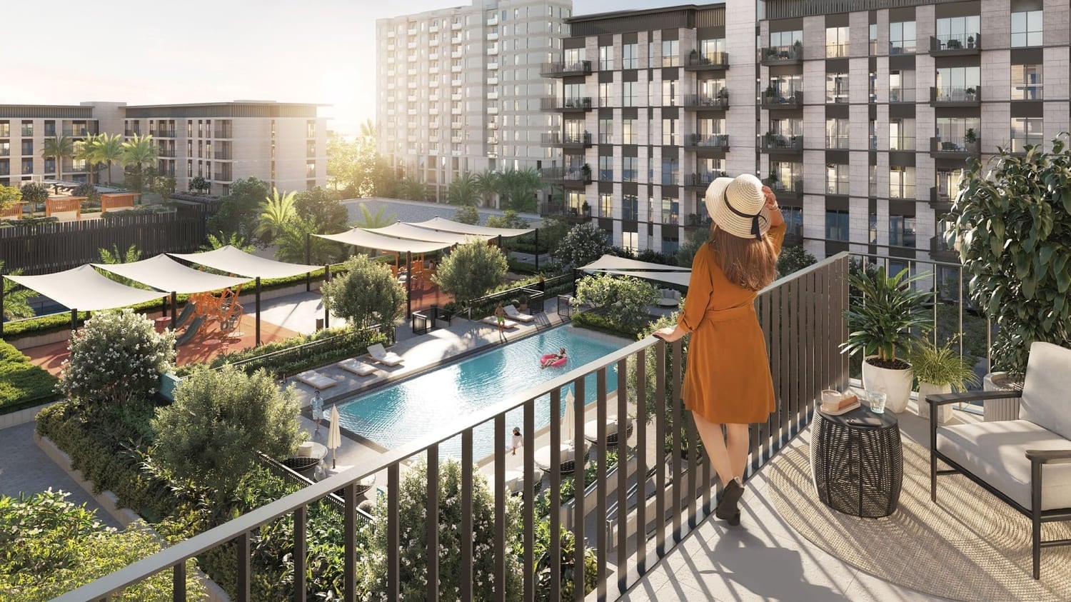 Layla Residences by Eagle Hills, image 2 of 8. Render supplied by developer.