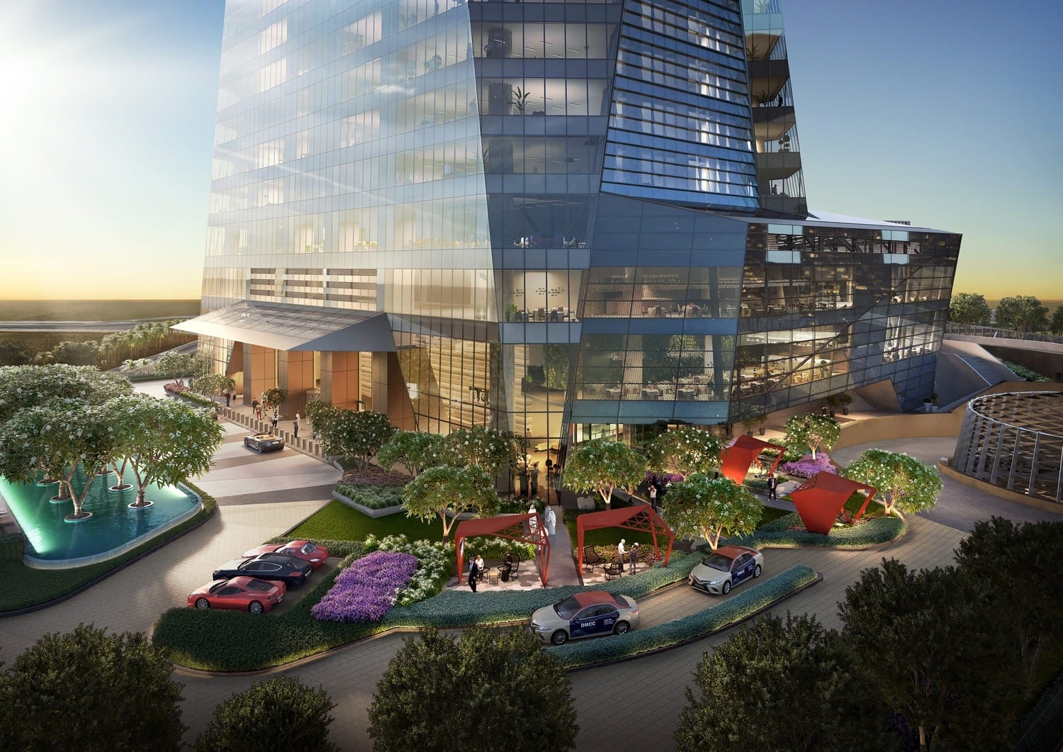 Uptown Tower by DMCC, JLT (Jumeirah Lake Towers). Render supplied by developer.