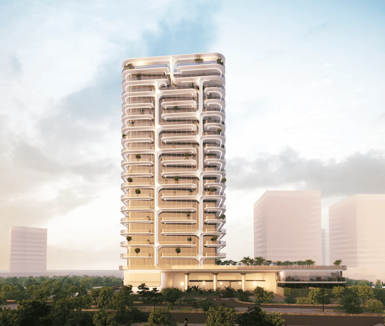 Stellar by Elie Saab, image 6 of 22. Render supplied by developer.