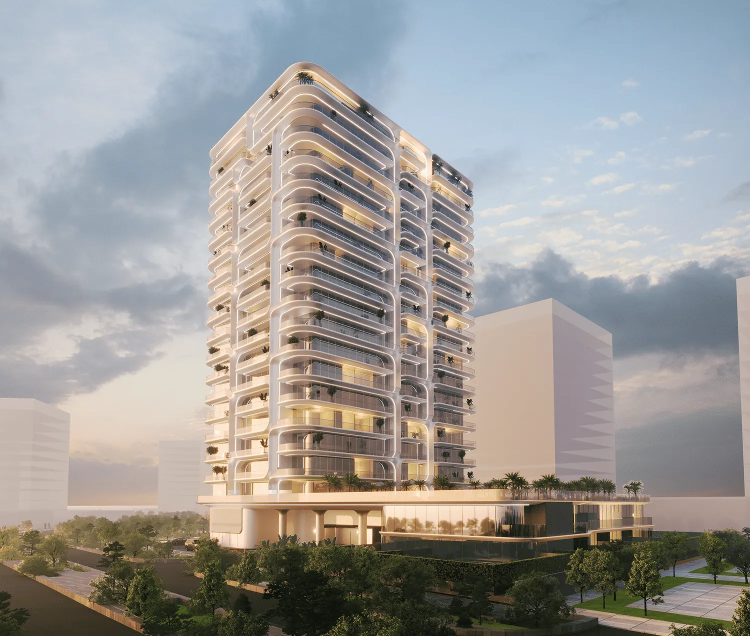 Stellar by Elie Saab, image 8 of 22. Render supplied by developer.