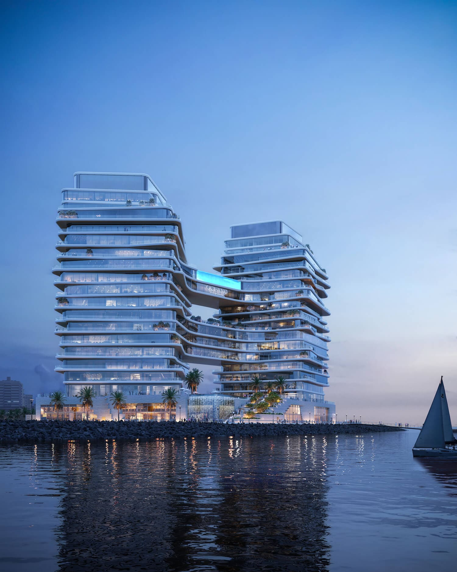 Oceano by The Luxe Developers, image 1 of 23. Render supplied by developer.