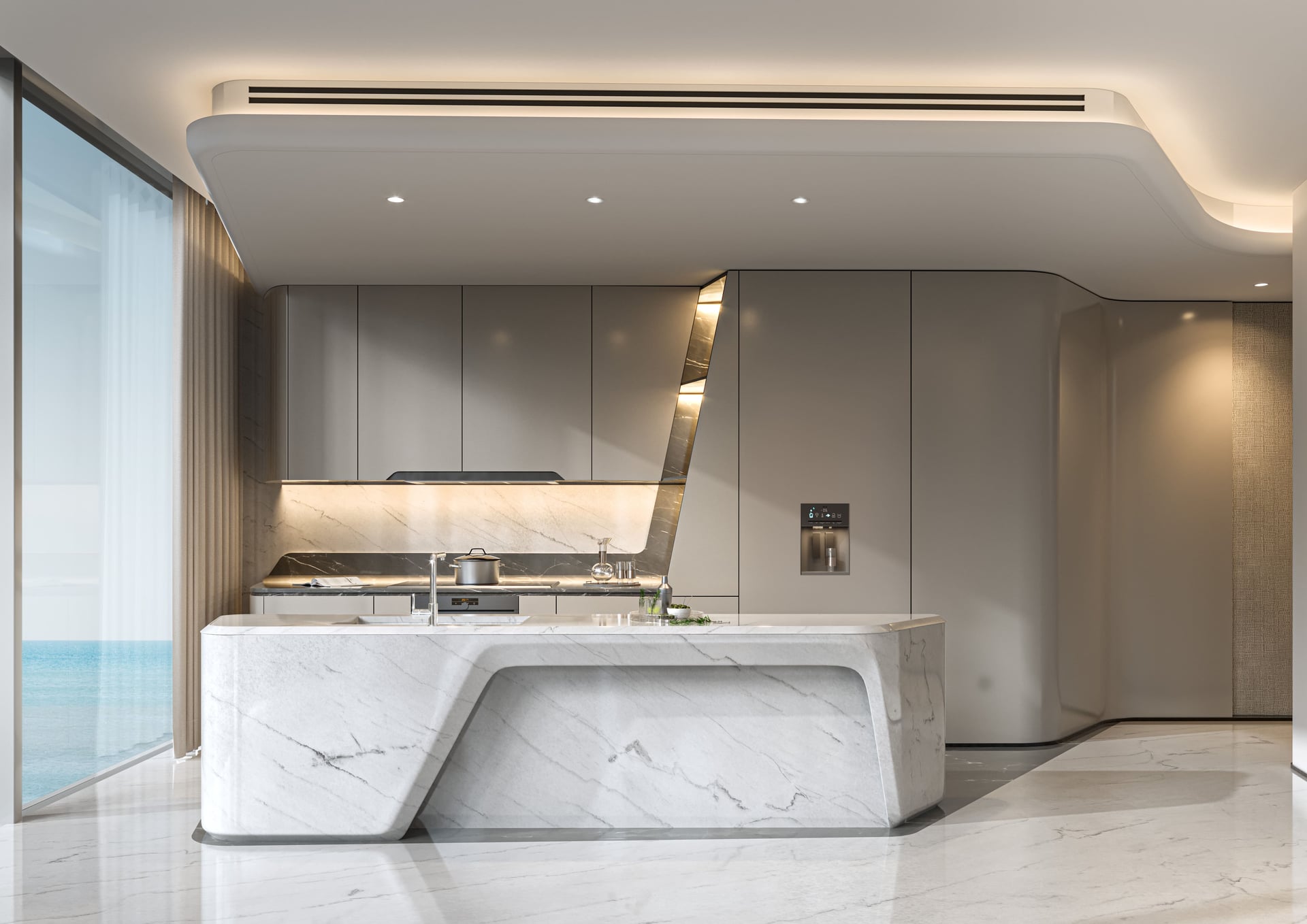 Oceano by The Luxe Developers, image 12 of 23. Render supplied by developer.