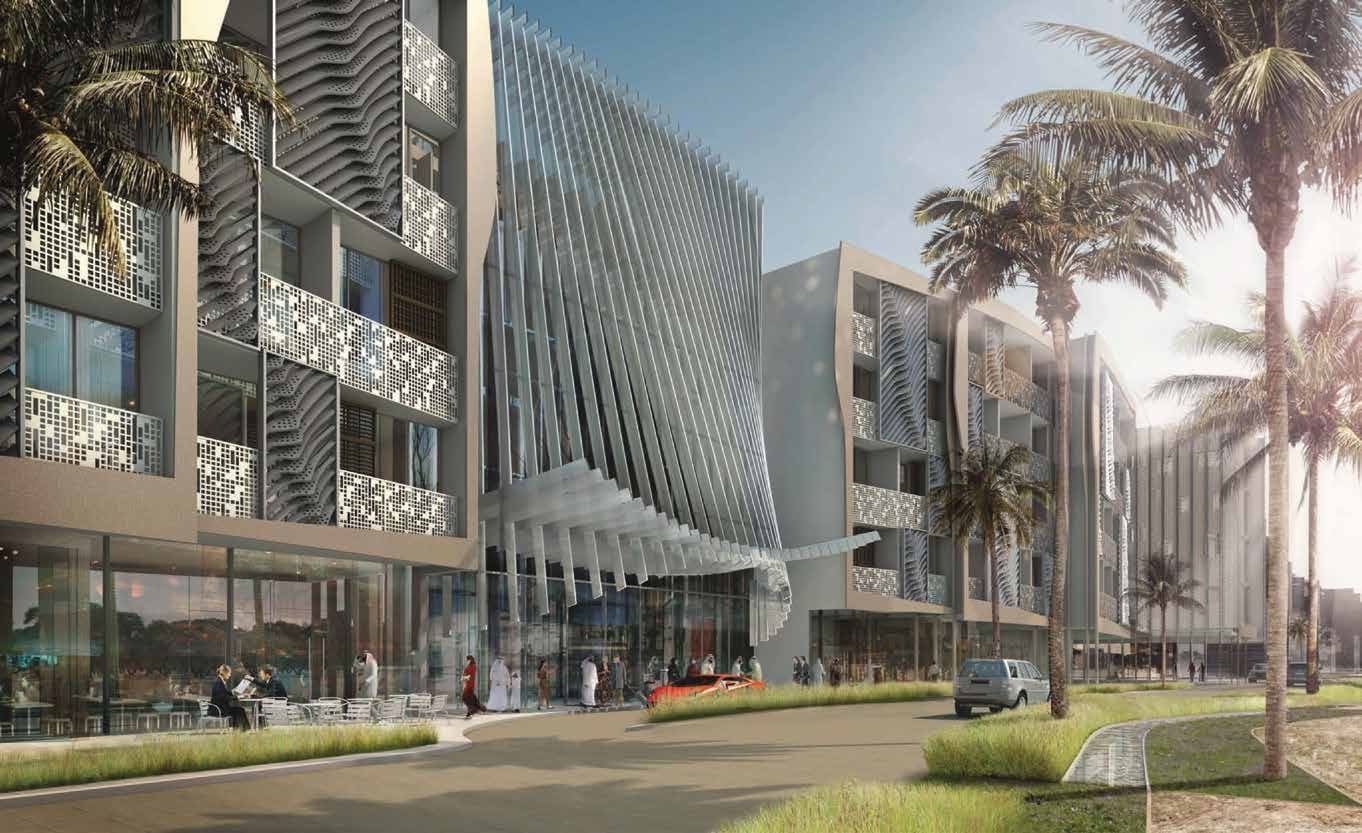 Al Multaqa Avenue by Dubai Investments, Mirdif. Render supplied by developer.