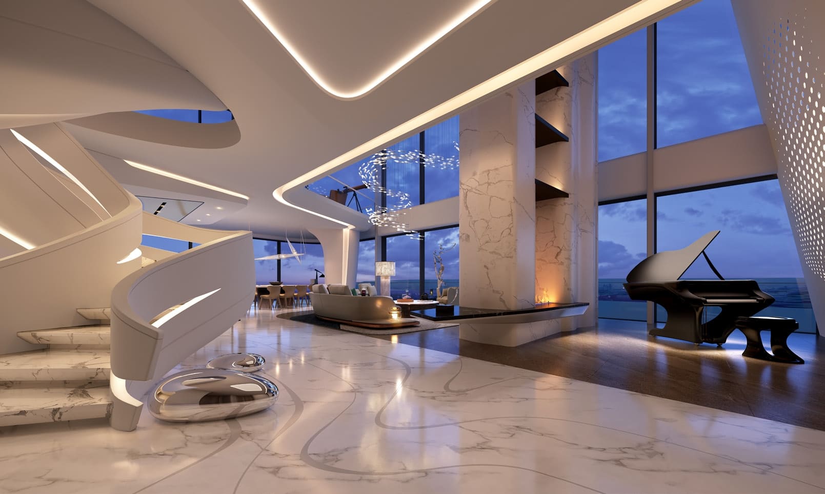 Oceano by The Luxe Developers, image 18 of 23. Render supplied by developer.