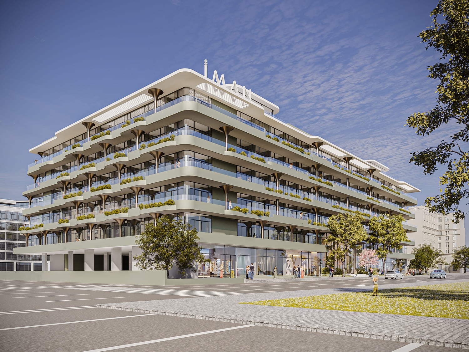Gardens 2 by IMAN Developers, Al Barsha South 3. Render supplied by developer.