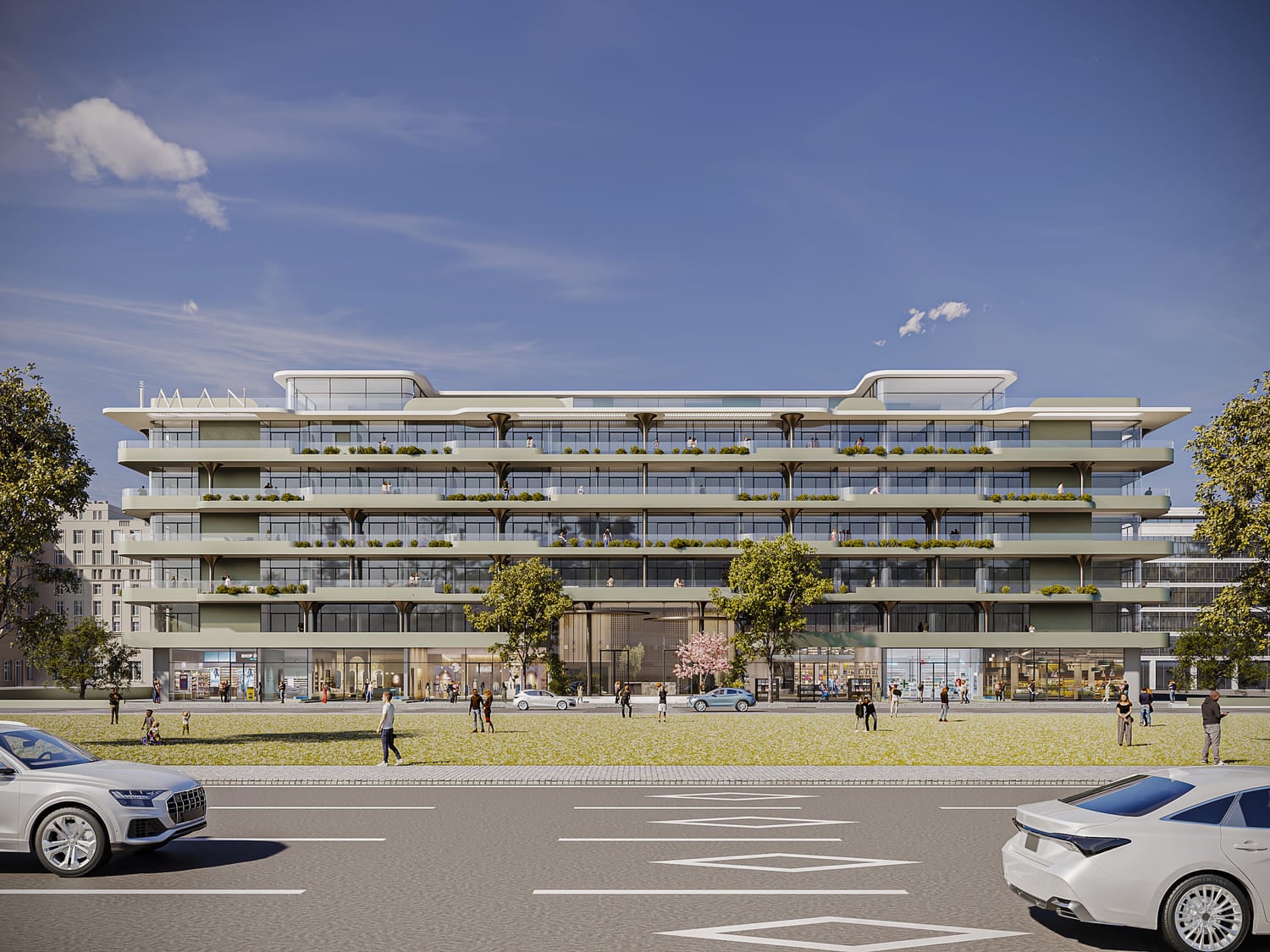 Gardens 2 by IMAN Developers, image 1 of 9. Render supplied by developer.