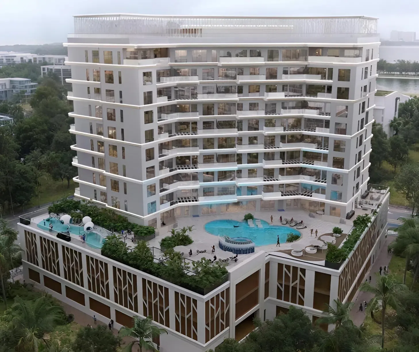Dreamlife Residences by Nova Power Real Estate, image 1 of 11. Render supplied by developer.