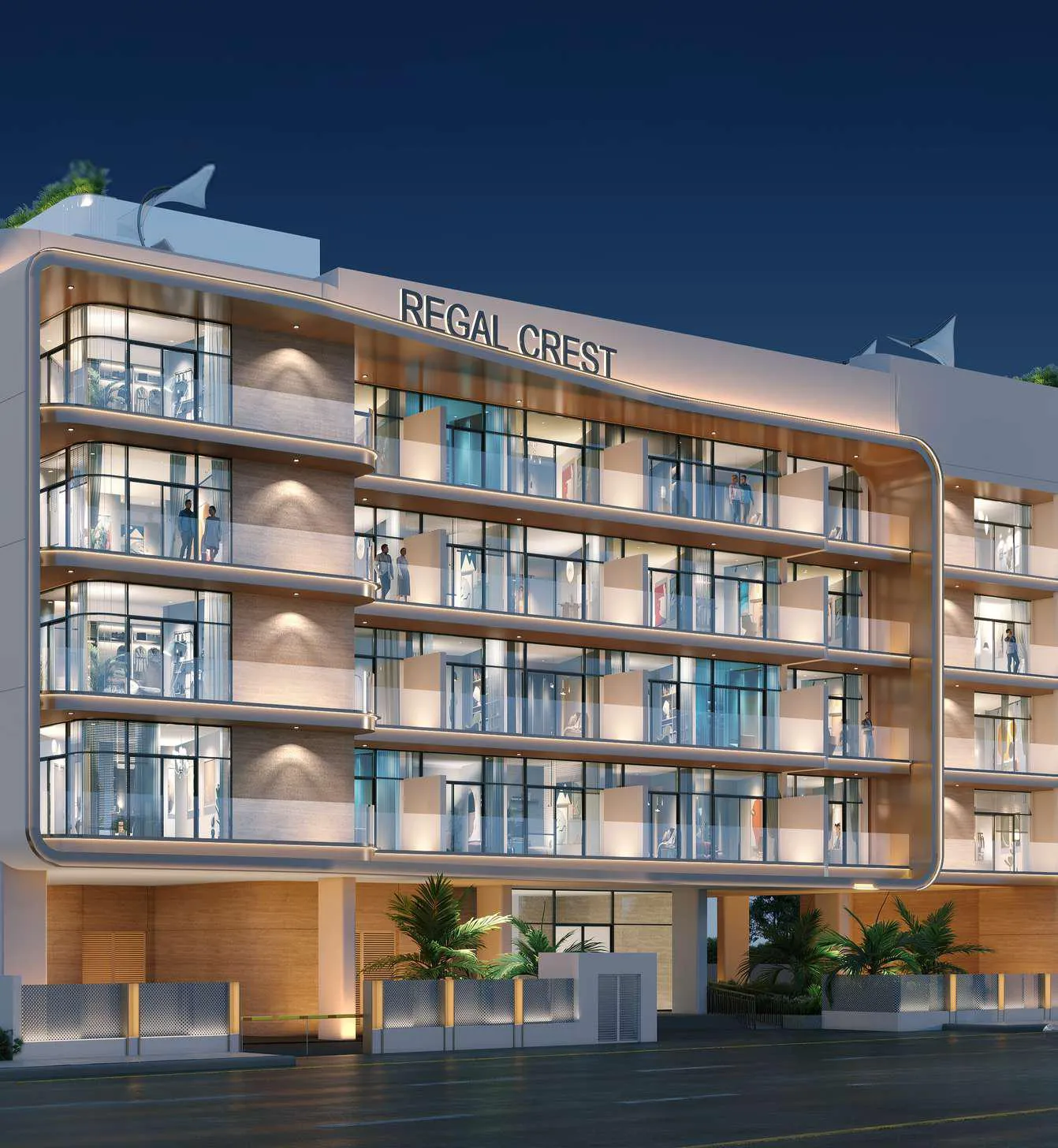 Regal Crest by Al Khalis Properties, image 1 of 8. Render supplied by developer.