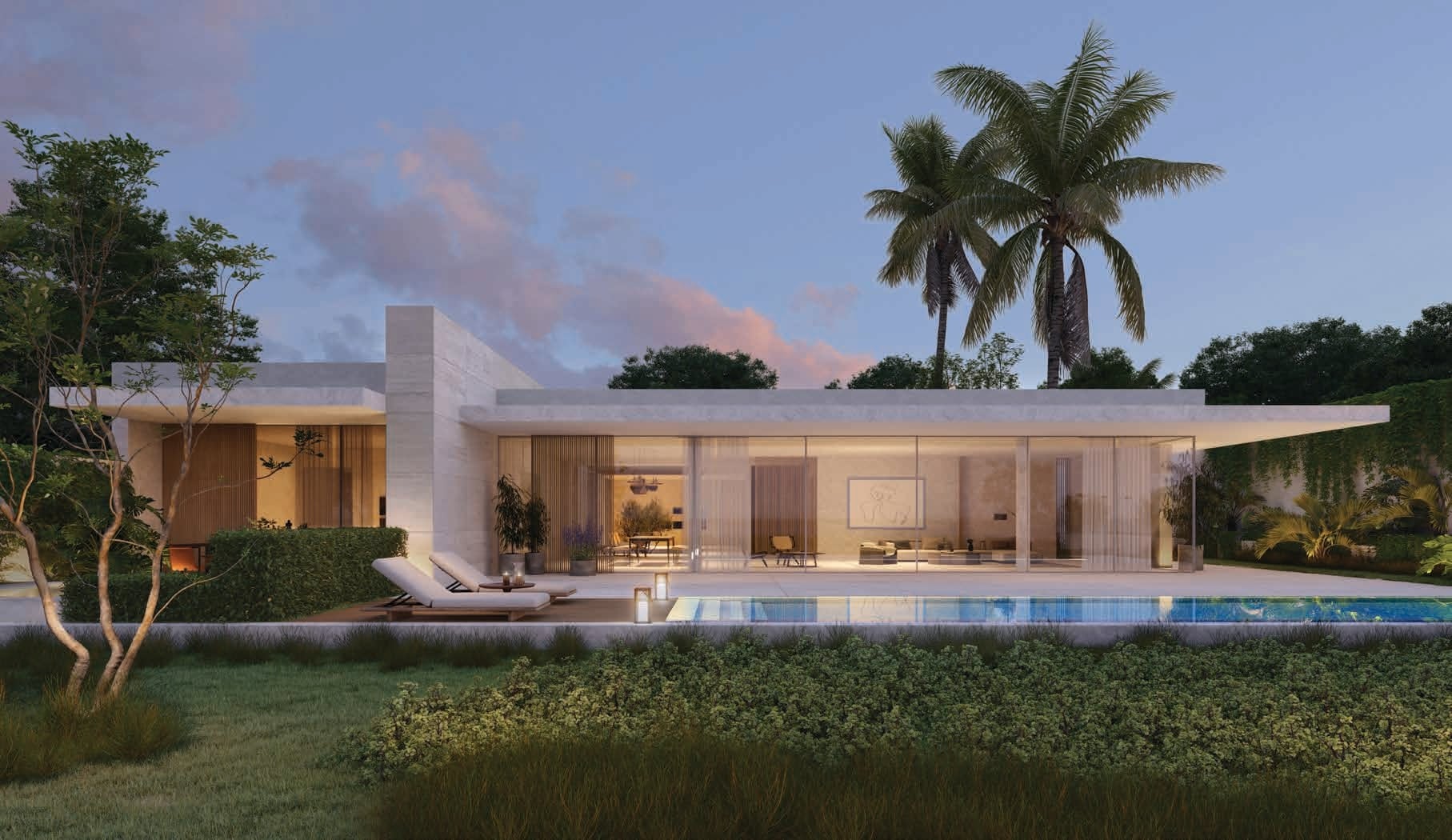 Al Zorah Beach Hills Villa's by Al Zorah Development Company, Al Zorah City. Render supplied by developer.