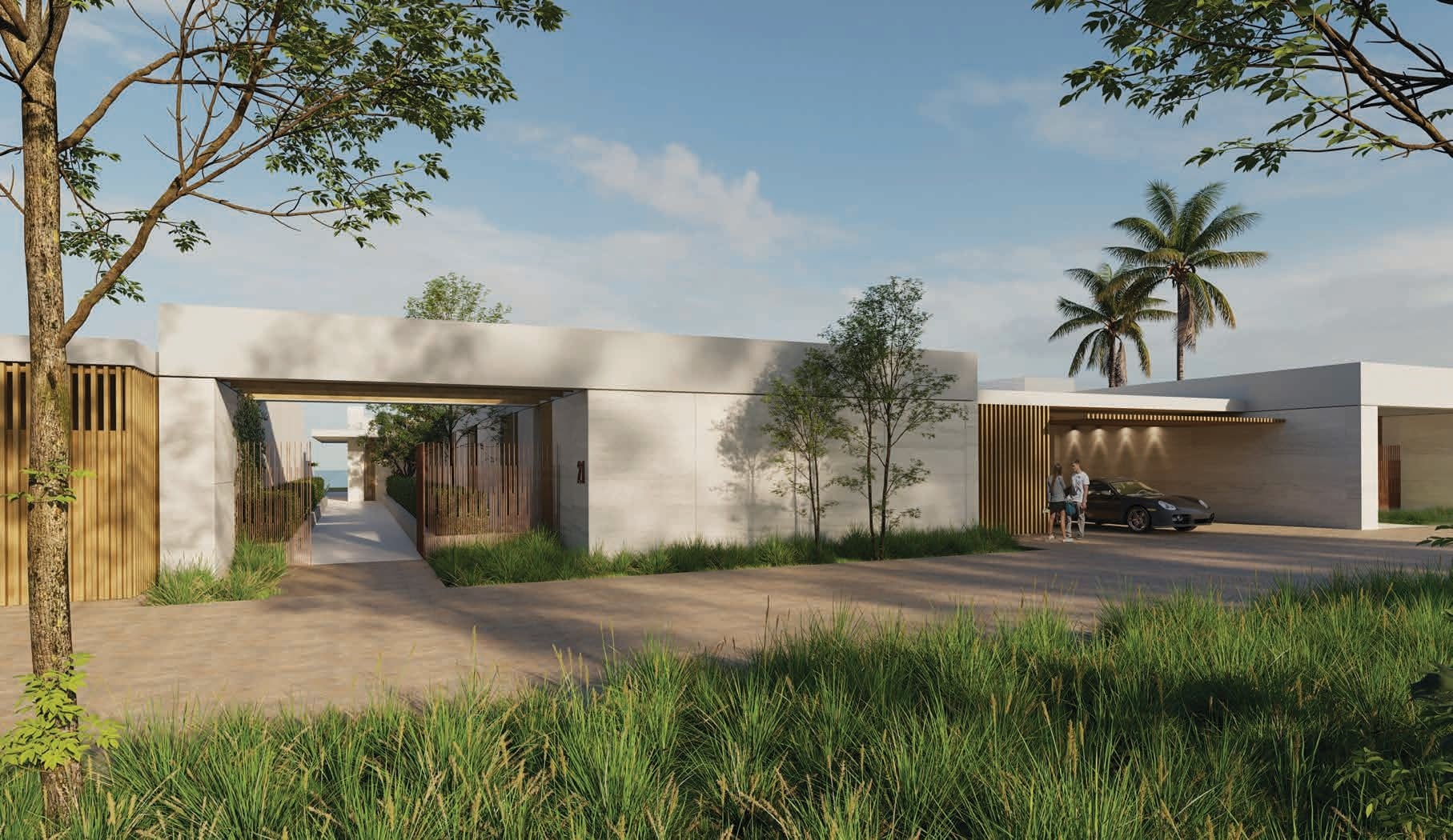 Al Zorah Beach Hills Villa's by Al Zorah Development Company, image 1 of 18. Render supplied by developer.