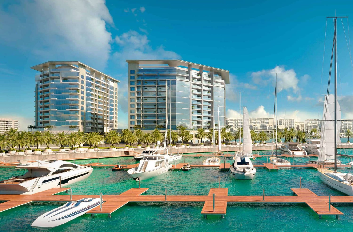 The Bay Residence 2 by Baraka Real Estate Development, image 6 of 18. Render supplied by developer.