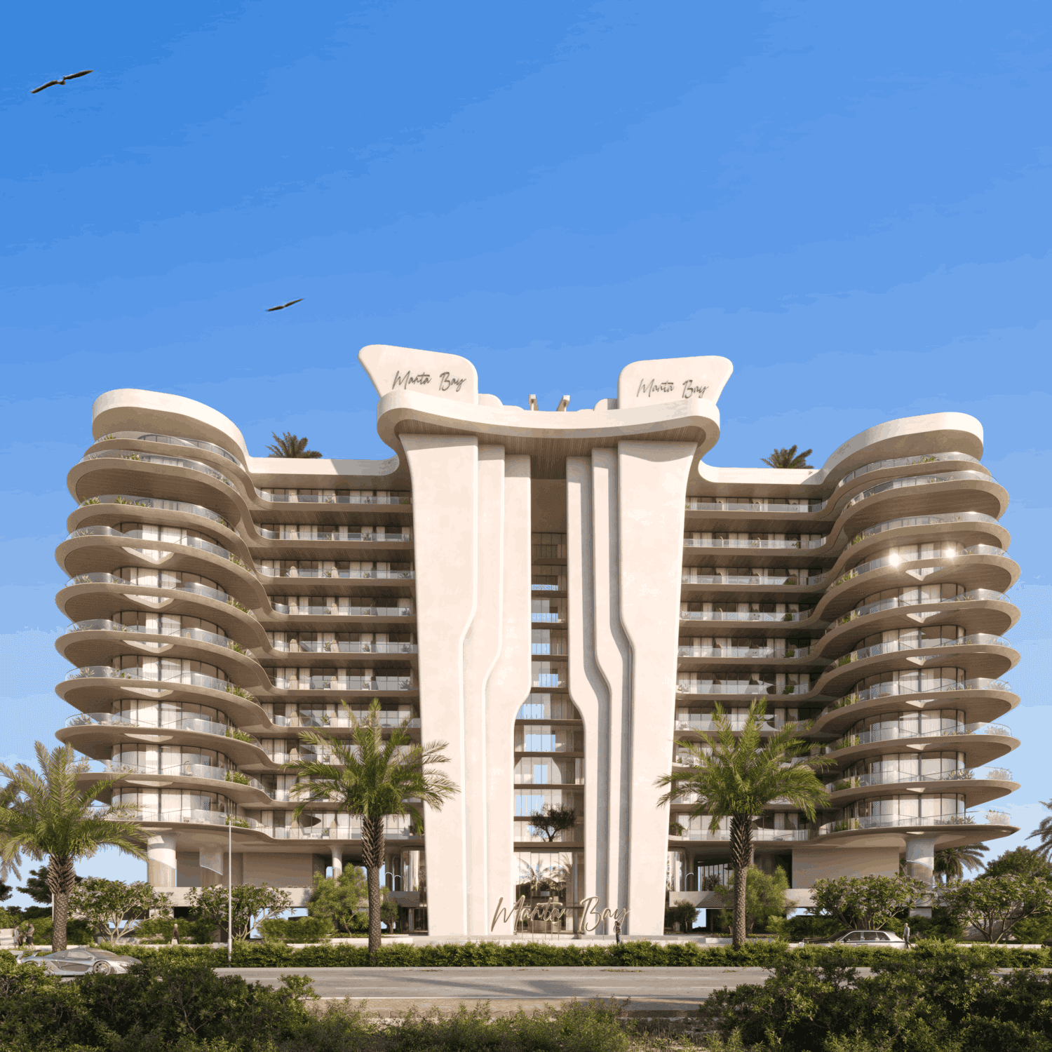 Manta Bay by Major Development, image 3 of 24. Render supplied by developer.