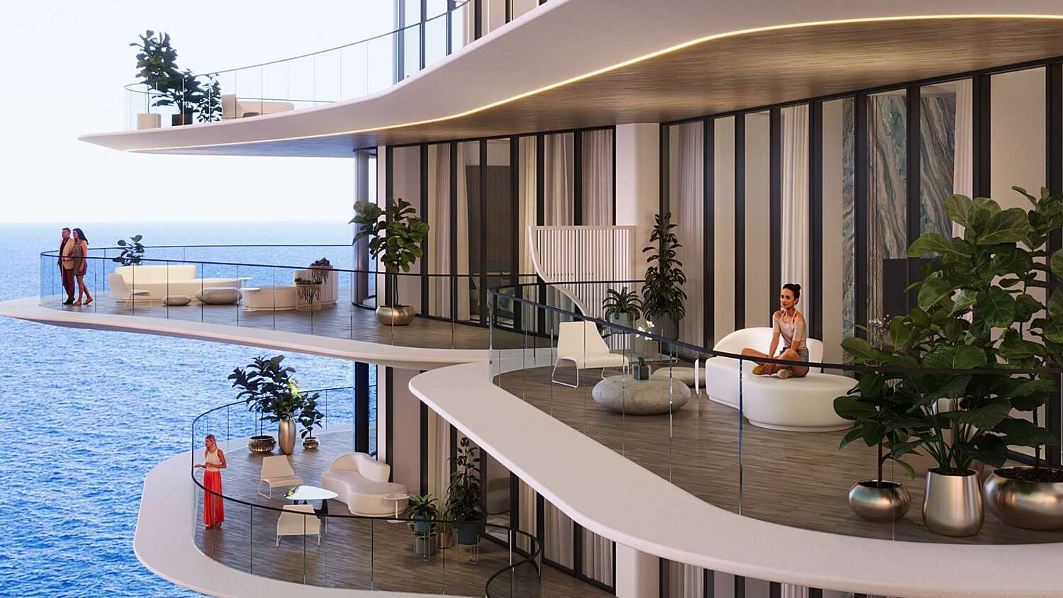 Manta Bay by Major Development, image 4 of 24. Render supplied by developer.
