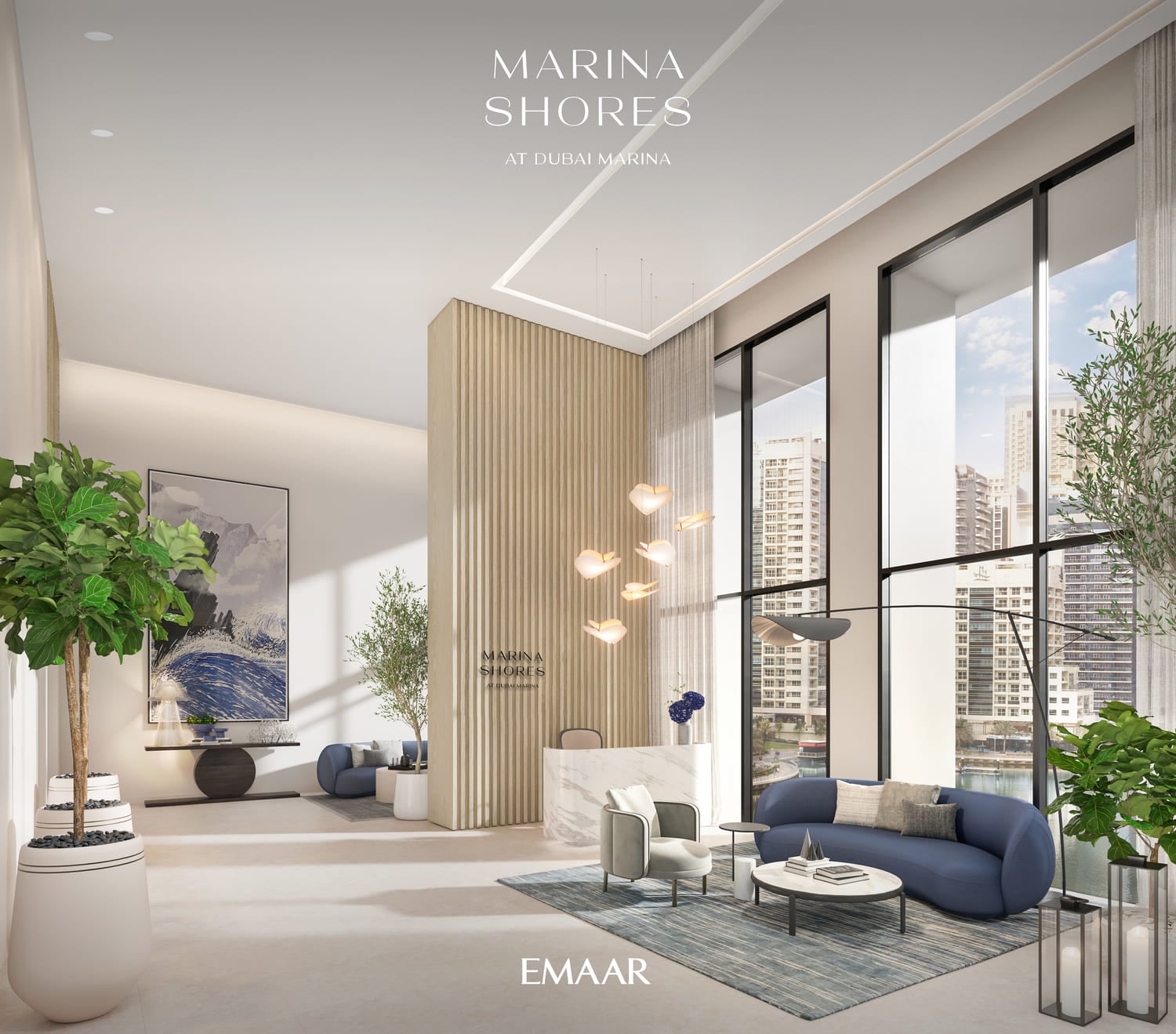 Marina Shores by Emaar, image 8 of 8. Render supplied by developer.
