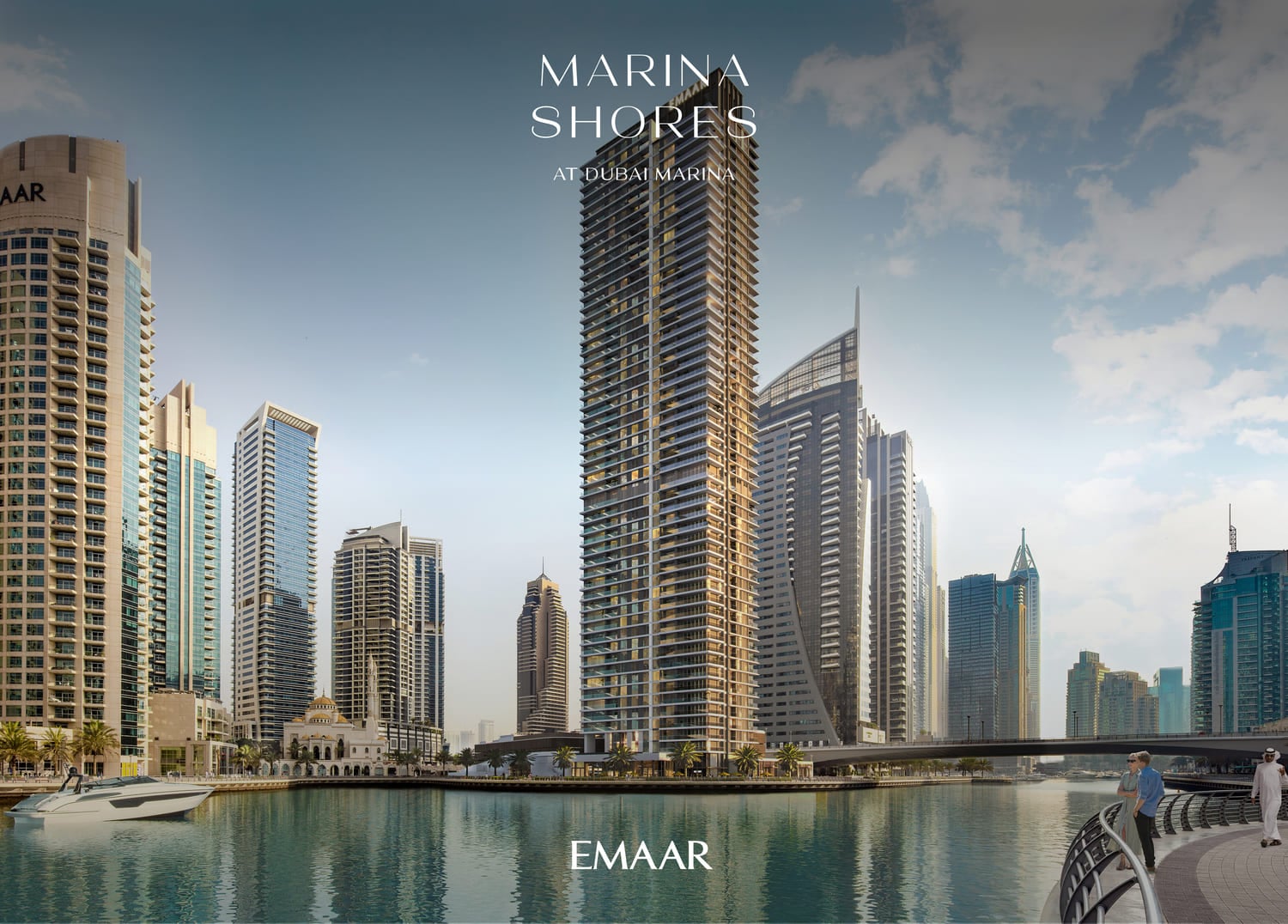 Marina Shores by Emaar, image 2 of 8. Render supplied by developer.