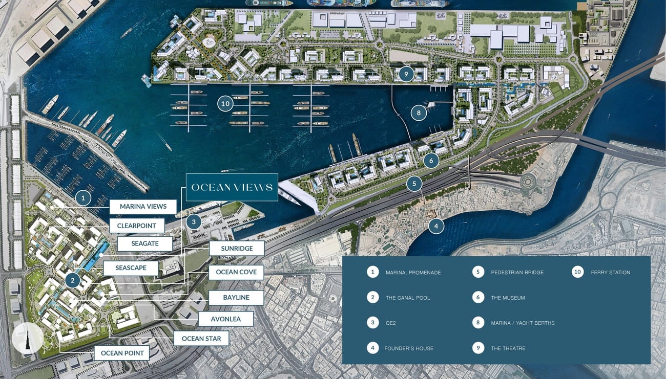 Ocean Views by Emaar, image 8 of 8. Render supplied by developer.