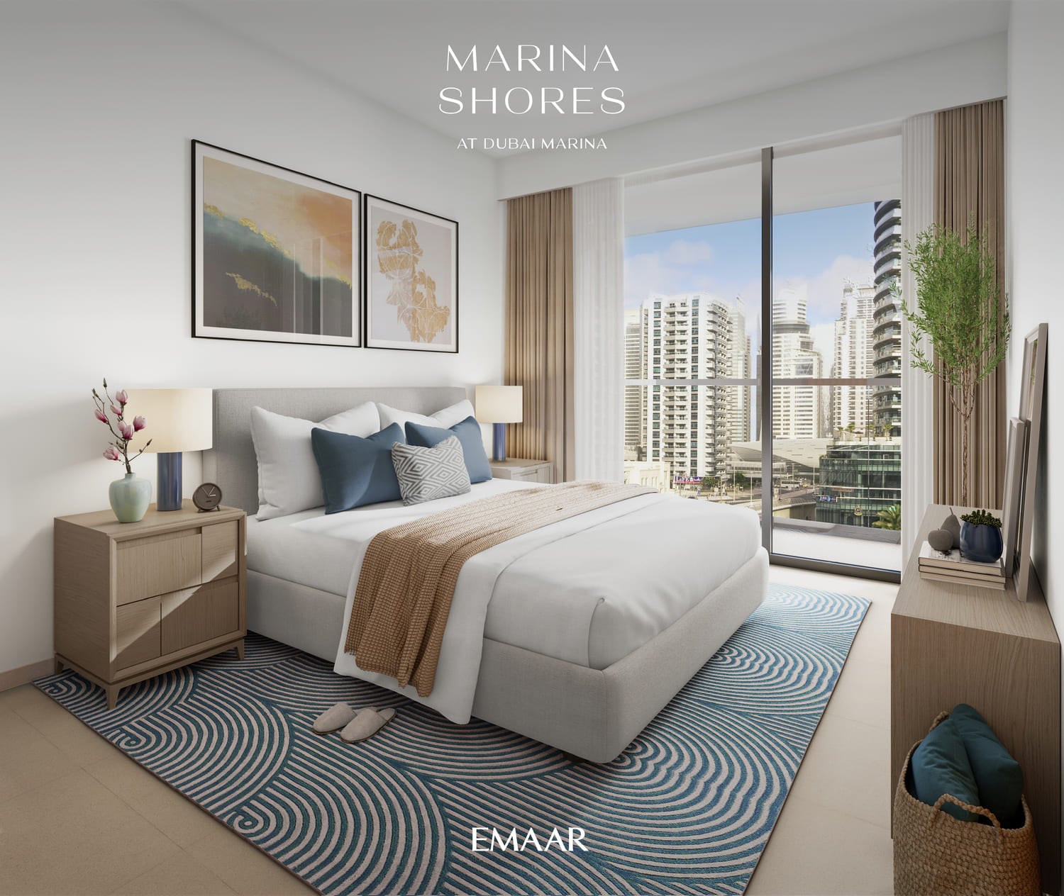Marina Shores by Emaar, image 6 of 8. Render supplied by developer.