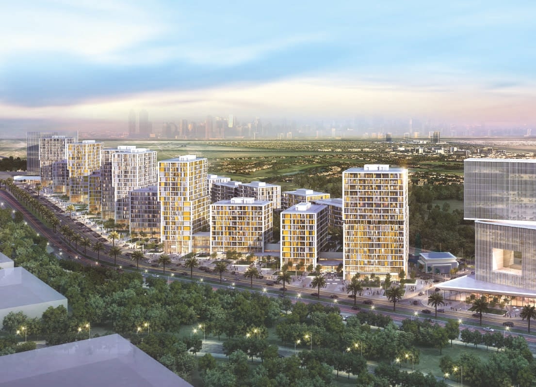 Midtown Noor by Deyaar Development, image 1 of 17. Render supplied by developer.