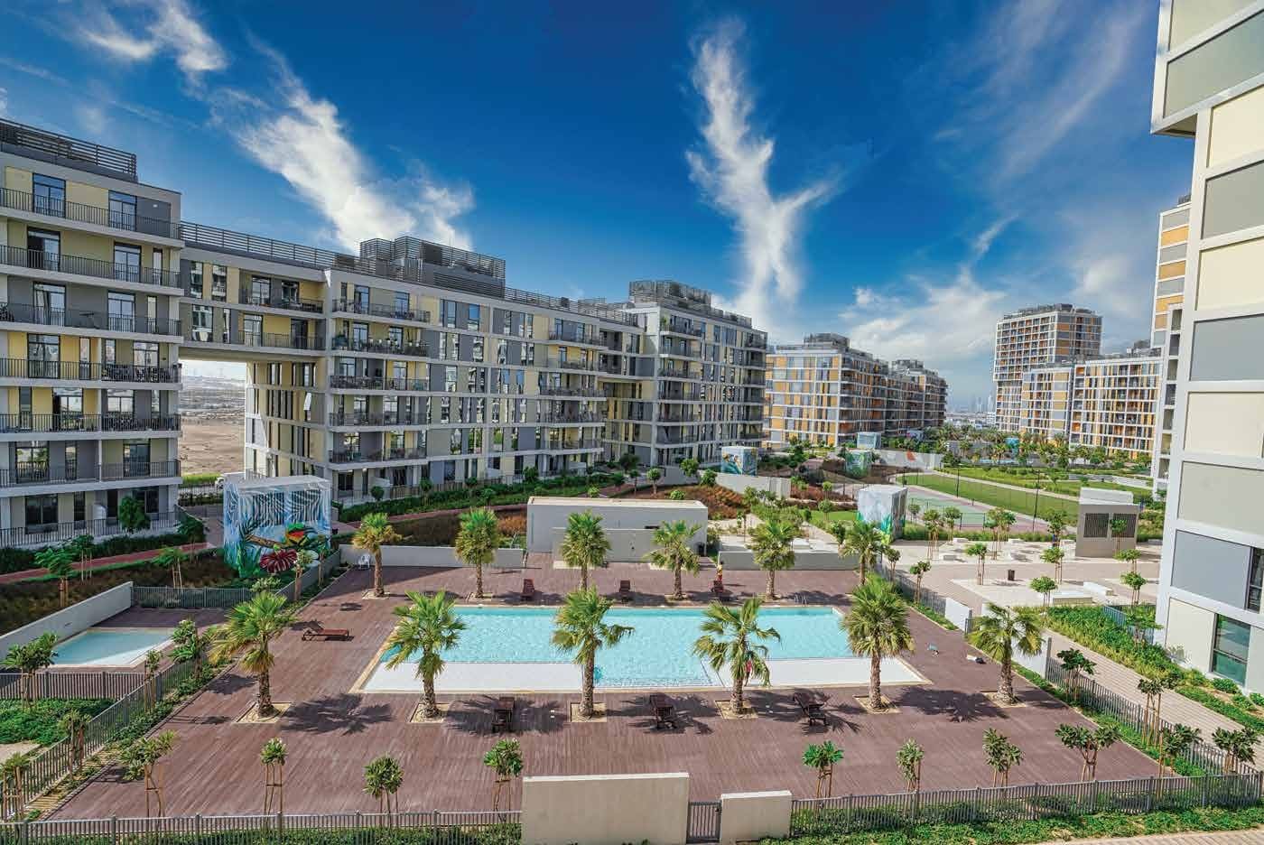 Midtown Noor by Deyaar Development, Dubai Production City. Render supplied by developer.