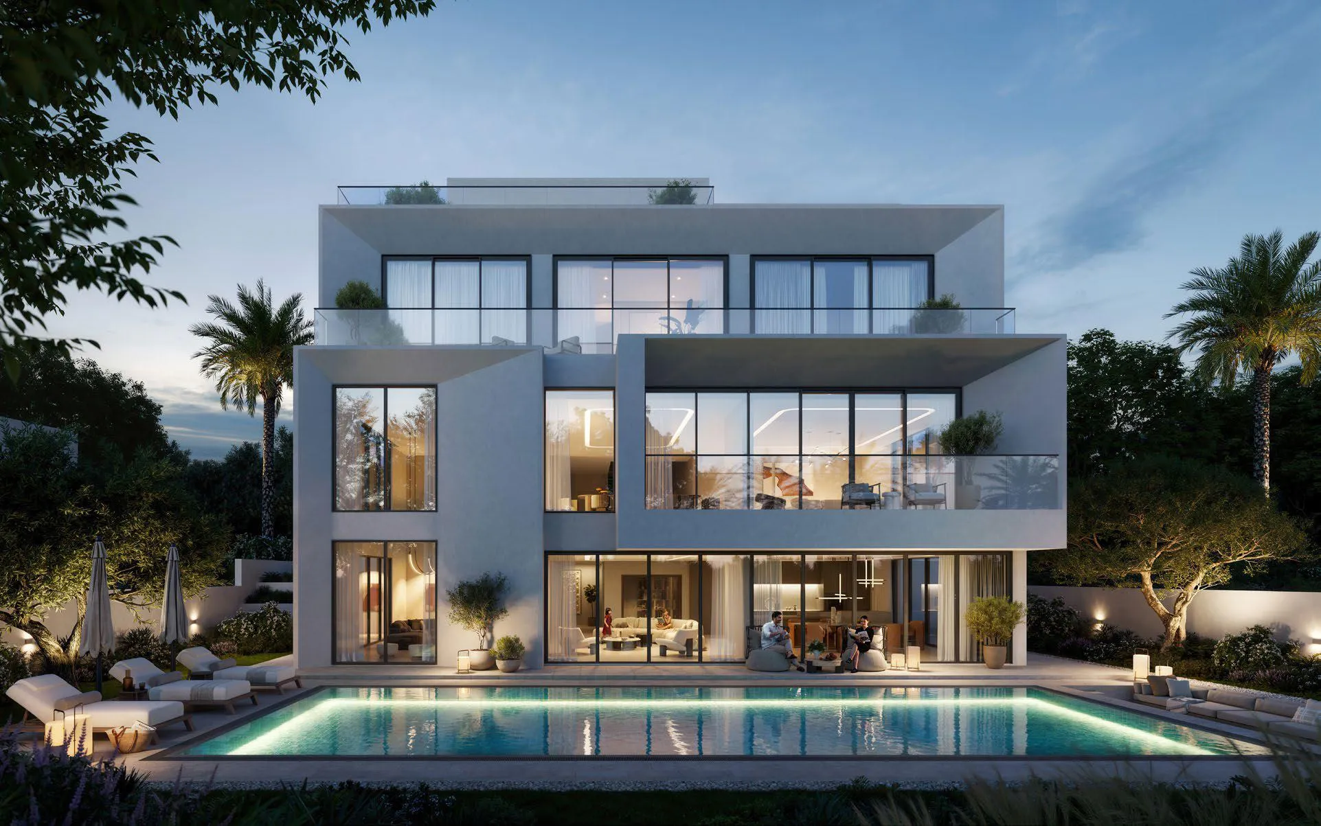 Mareva 1 and 2 The Oasis by Emaar, image 1 of 9. Render supplied by developer.