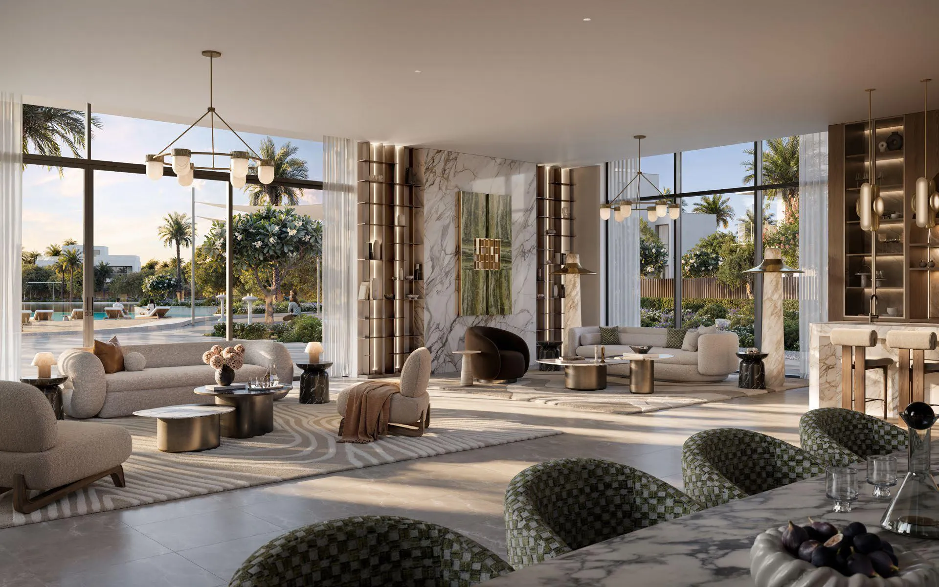 Mareva 1 and 2 The Oasis by Emaar, image 6 of 9. Render supplied by developer.