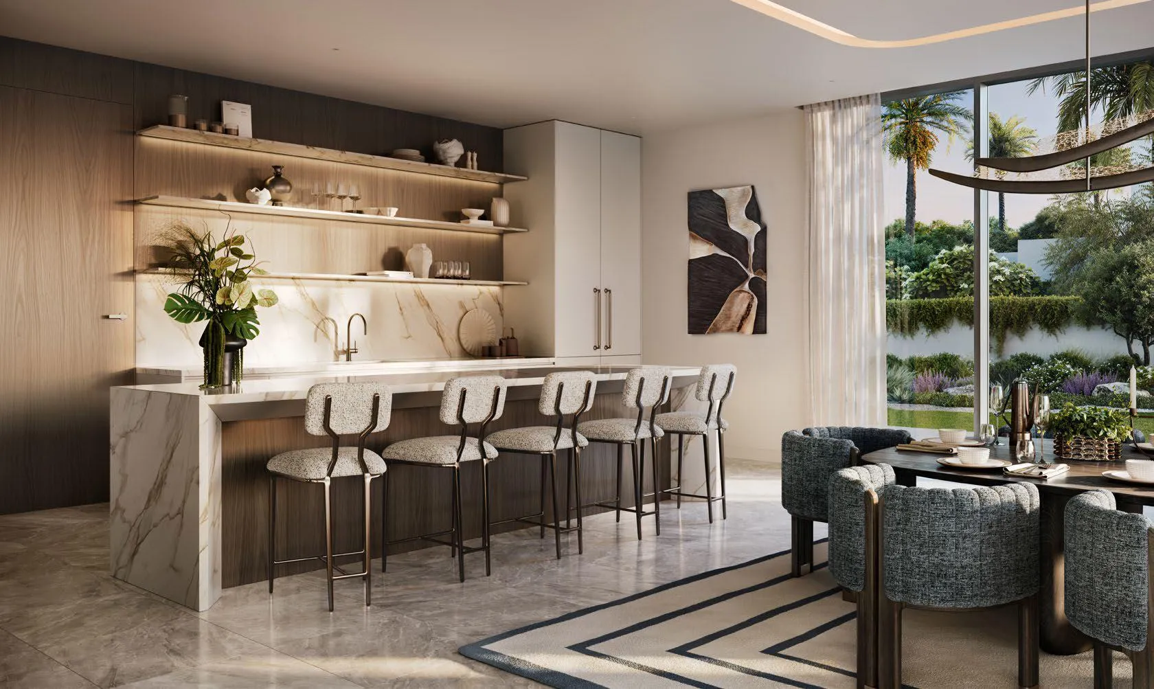 Mareva 1 and 2 The Oasis by Emaar, image 7 of 9. Render supplied by developer.