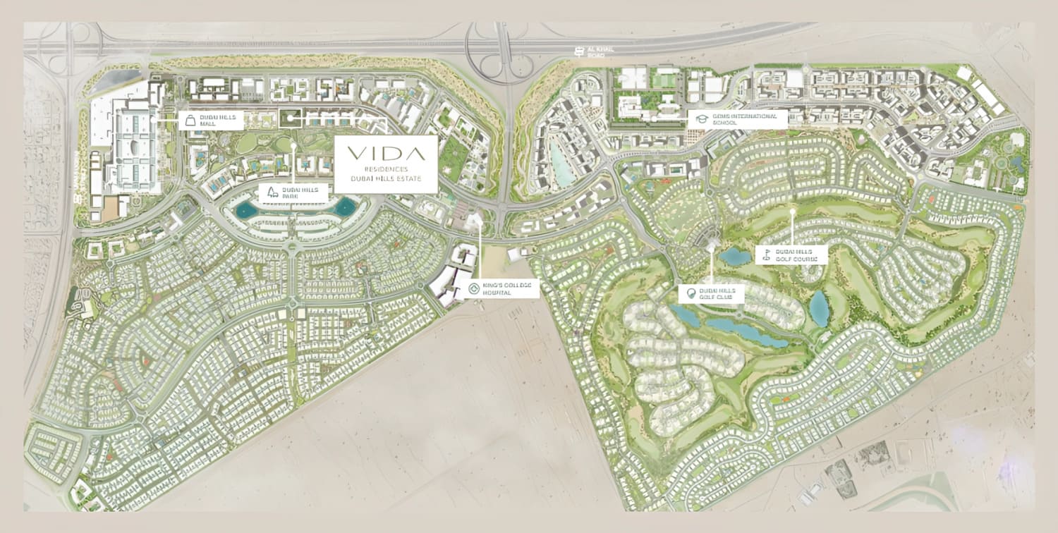 Vida by Emaar by Emaar, image 4 of 5. Render supplied by developer.