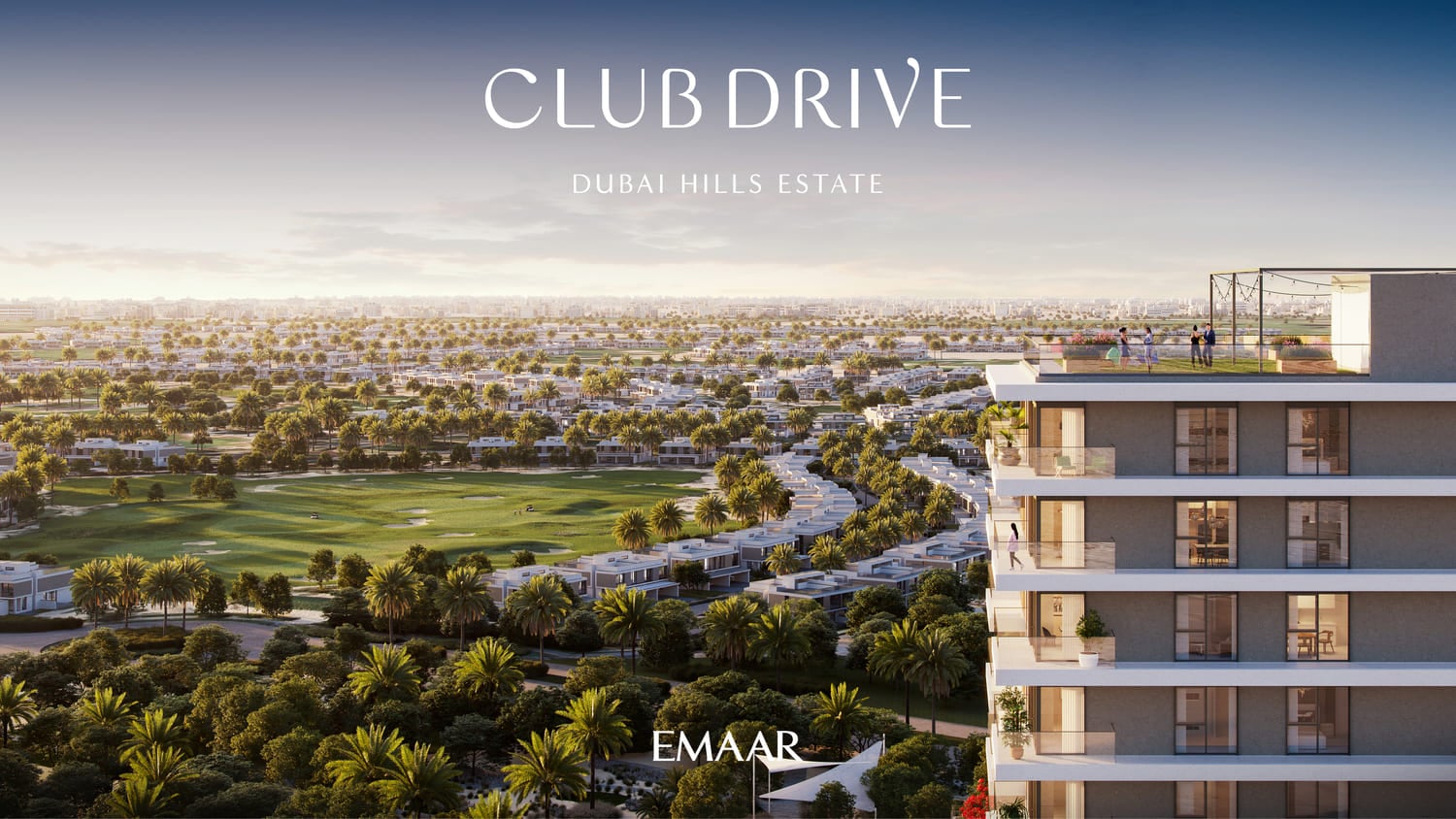 Club Drive by Emaar, image 1 of 6. Render supplied by developer.