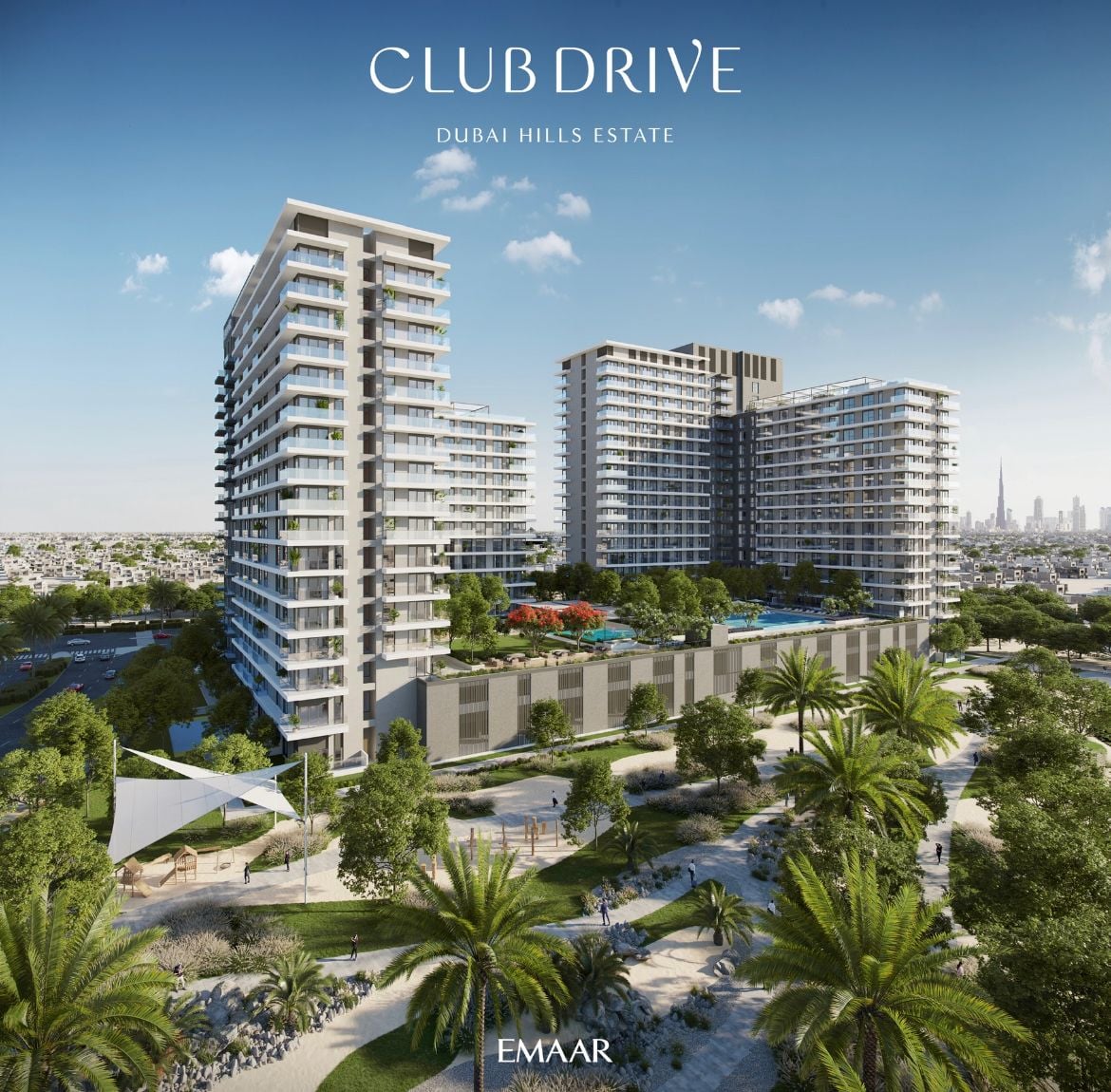 Club Drive by Emaar in Dubai Hills, render supplied by developer