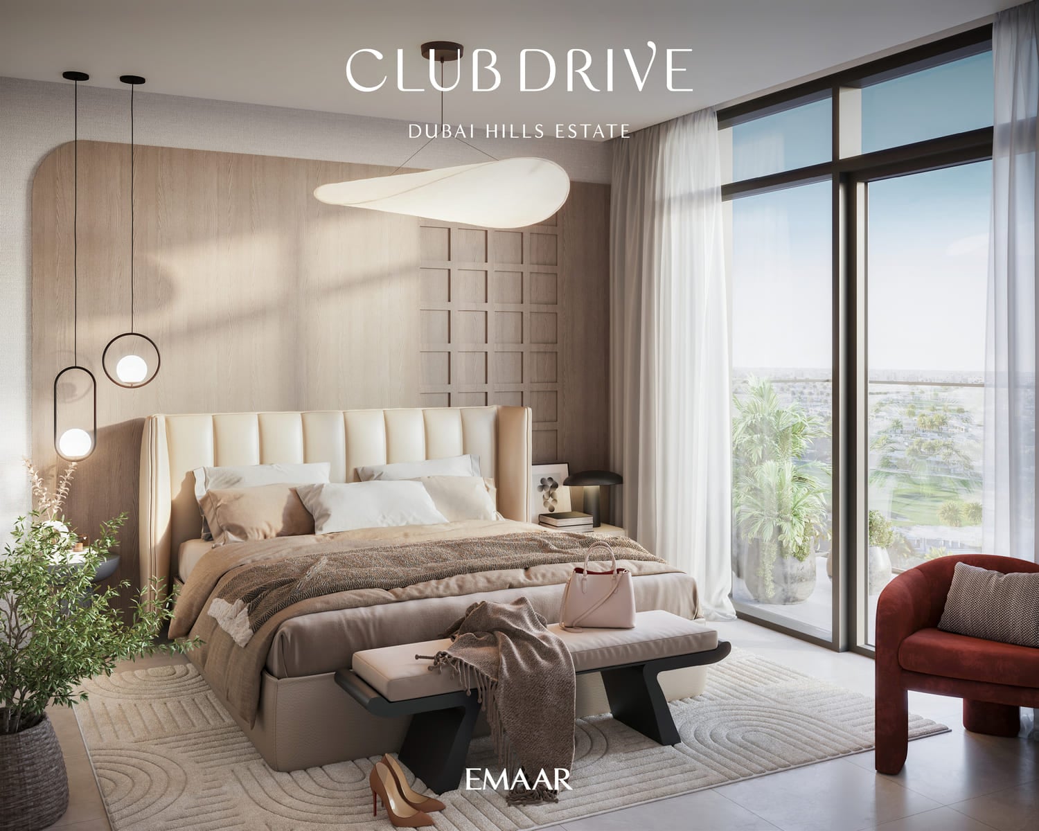 Club Drive by Emaar, image 3 of 6. Render supplied by developer.