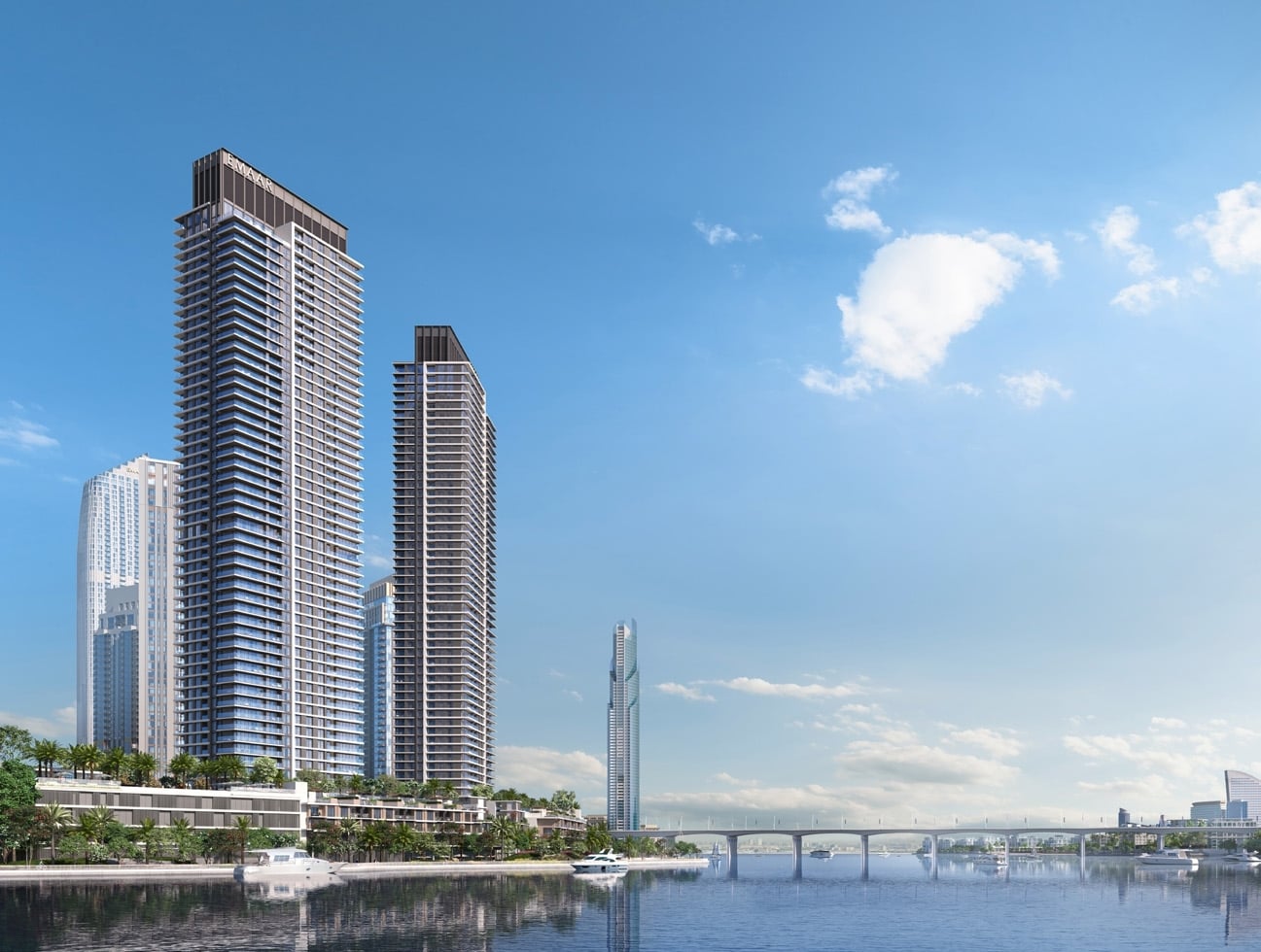 Creek Waters 2 by Emaar, Dubai Creek Harbour. Render supplied by developer.