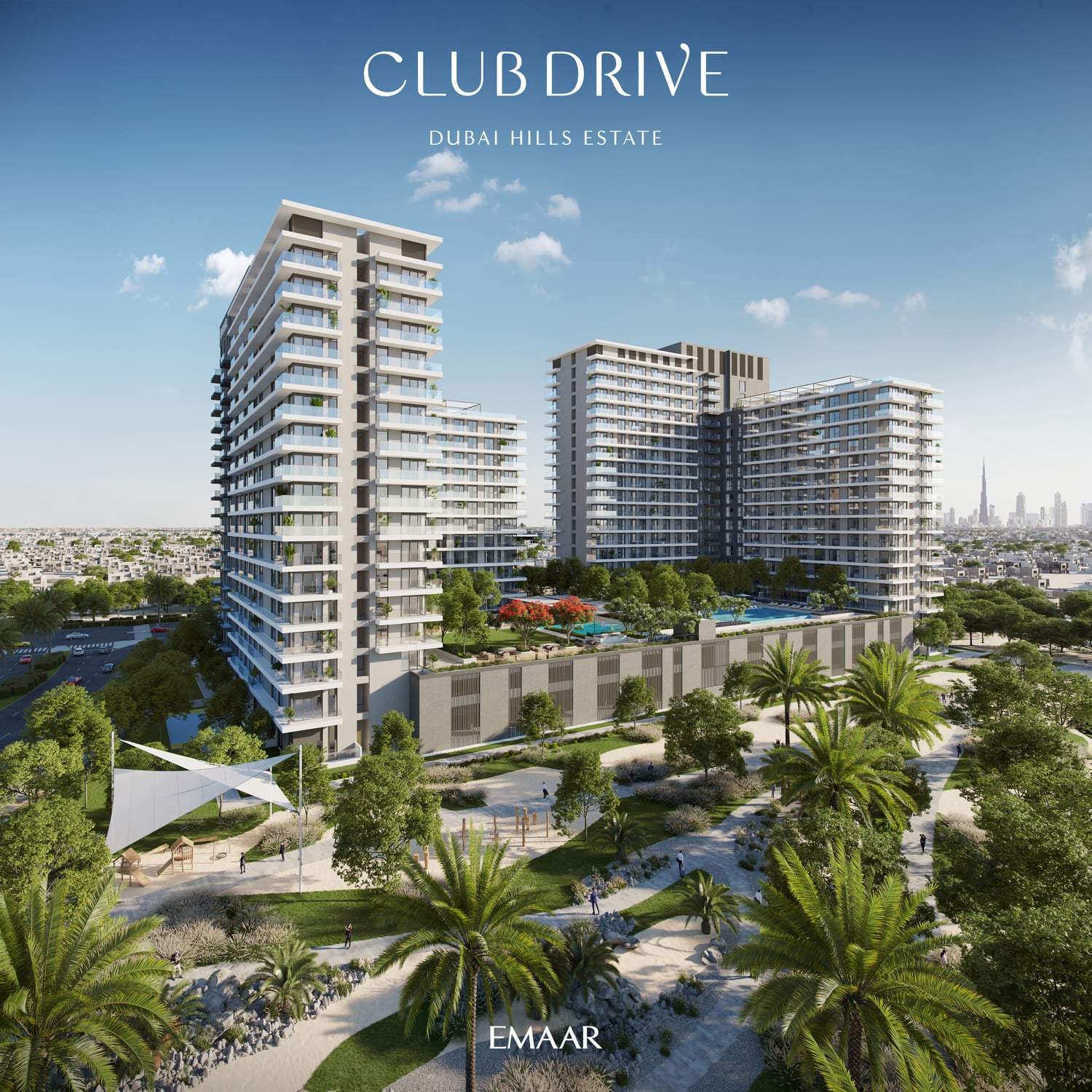 Club Drive by Emaar, image 2 of 6. Render supplied by developer.