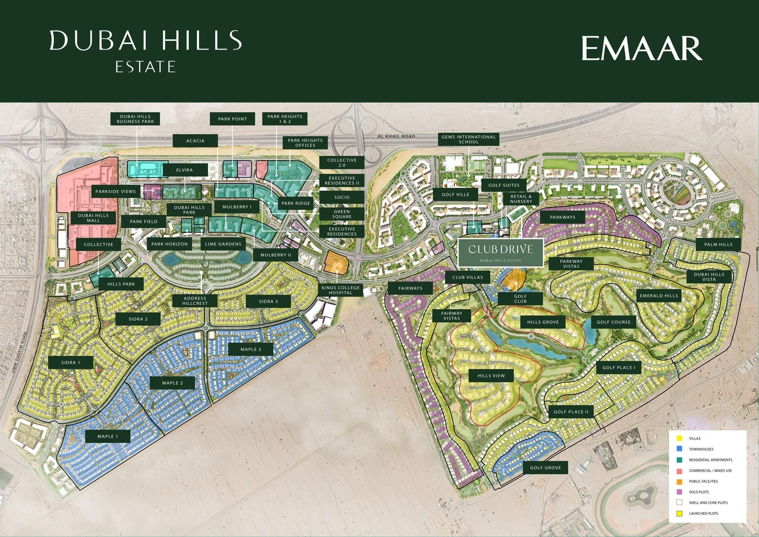 Club Drive by Emaar, image 5 of 6. Render supplied by developer.