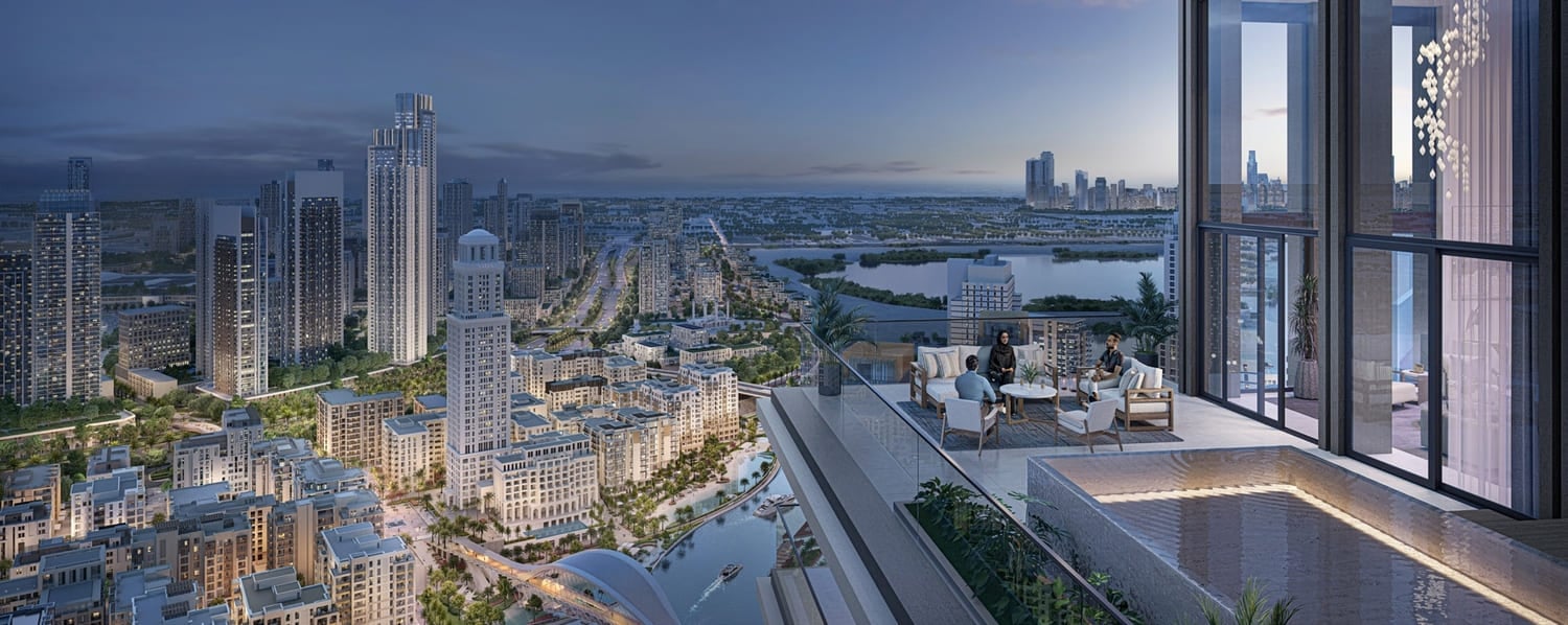Creek Waters 2 by Emaar, image 2 of 10. Render supplied by developer.