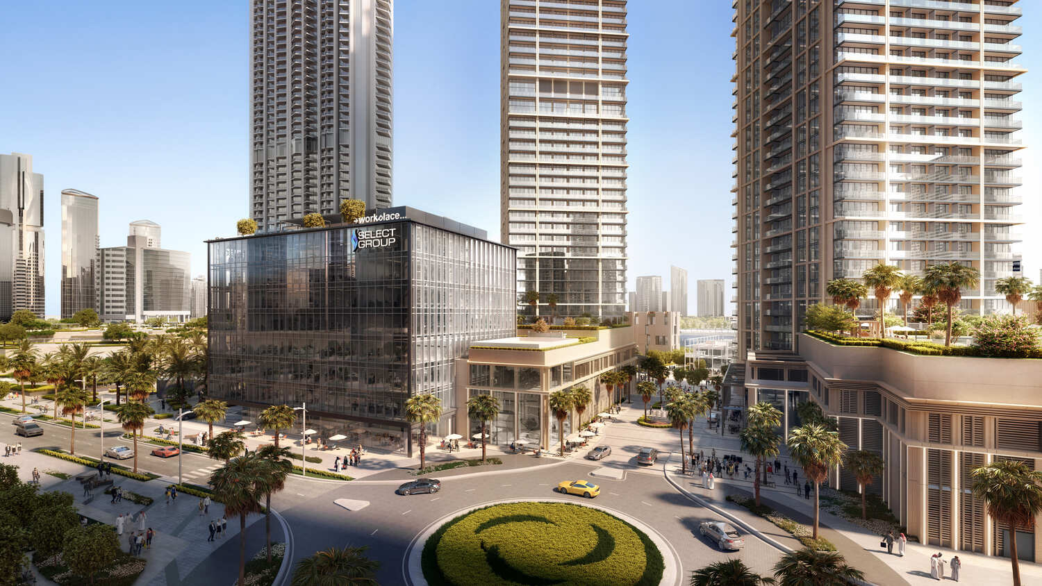 Peninsula Four - The Plaza by Select Group, image 1 of 21. Render supplied by developer.