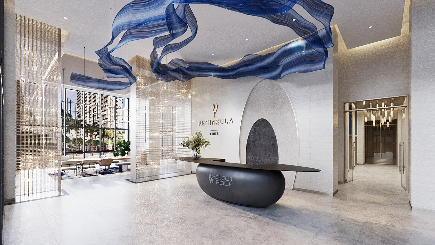 Peninsula Four - The Plaza by Select Group, image 15 of 21. Render supplied by developer.