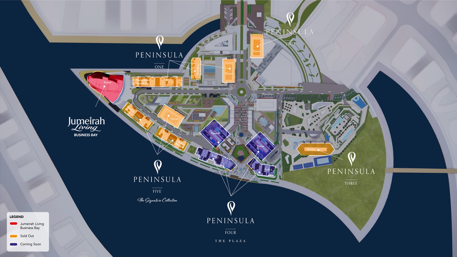 Peninsula Four - The Plaza by Select Group, image 14 of 21. Render supplied by developer.