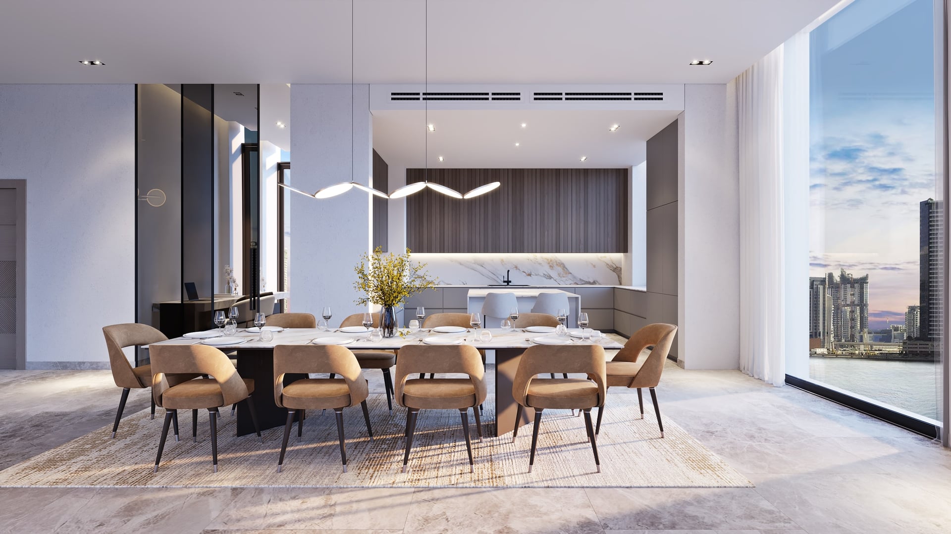 Peninsula Four - The Plaza by Select Group, image 12 of 21. Render supplied by developer.